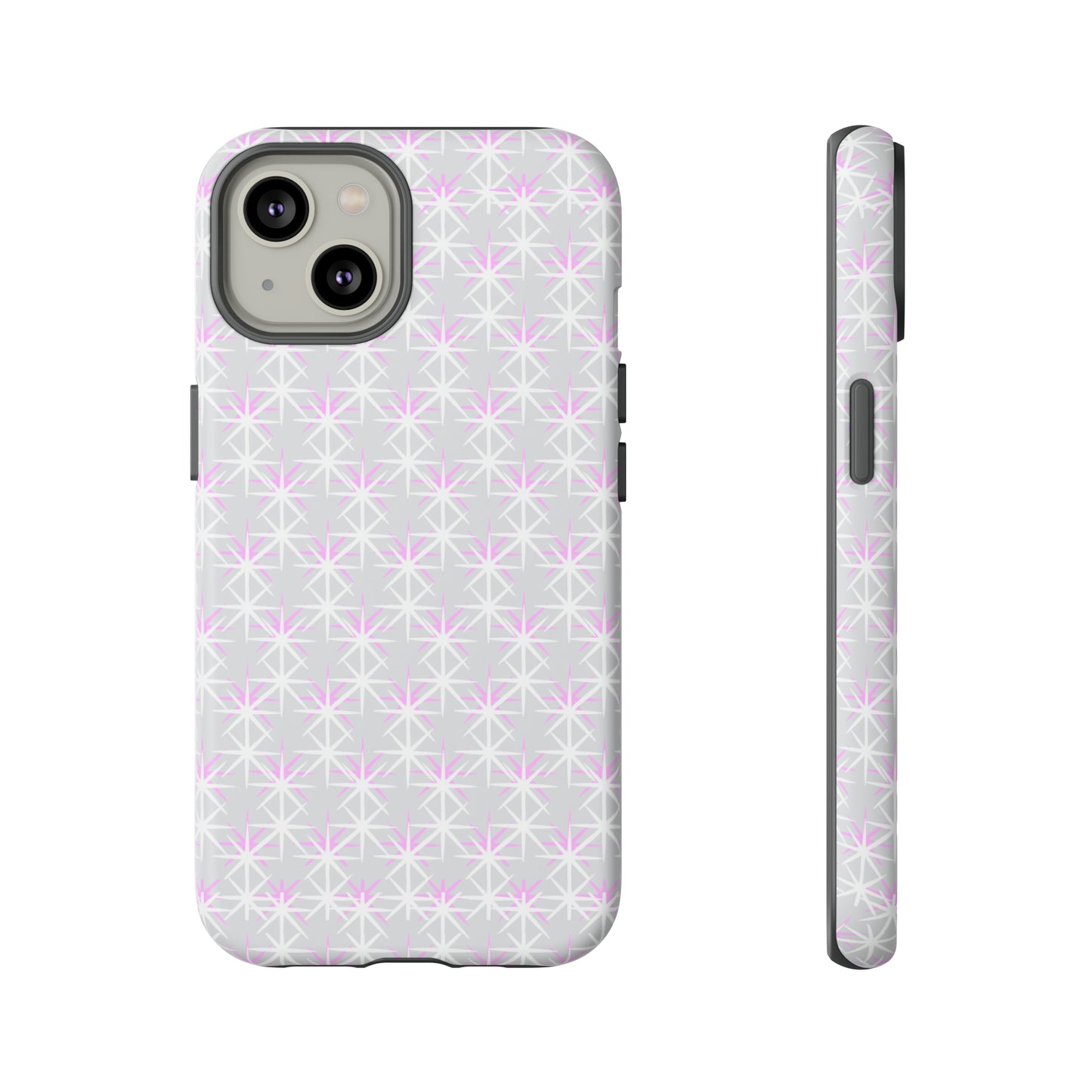 Grey Skies, Pink Stars-Tough Cases - MahaCase