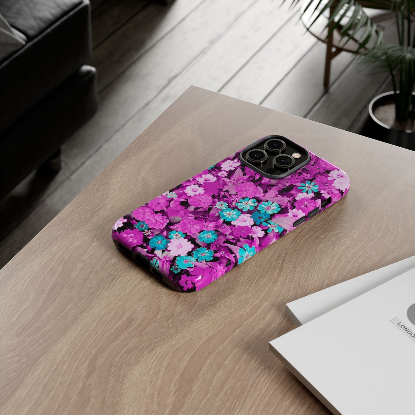 Lucid Flowers #22-Tough Cases iPhone Samsung Google Pixel - MahaCase