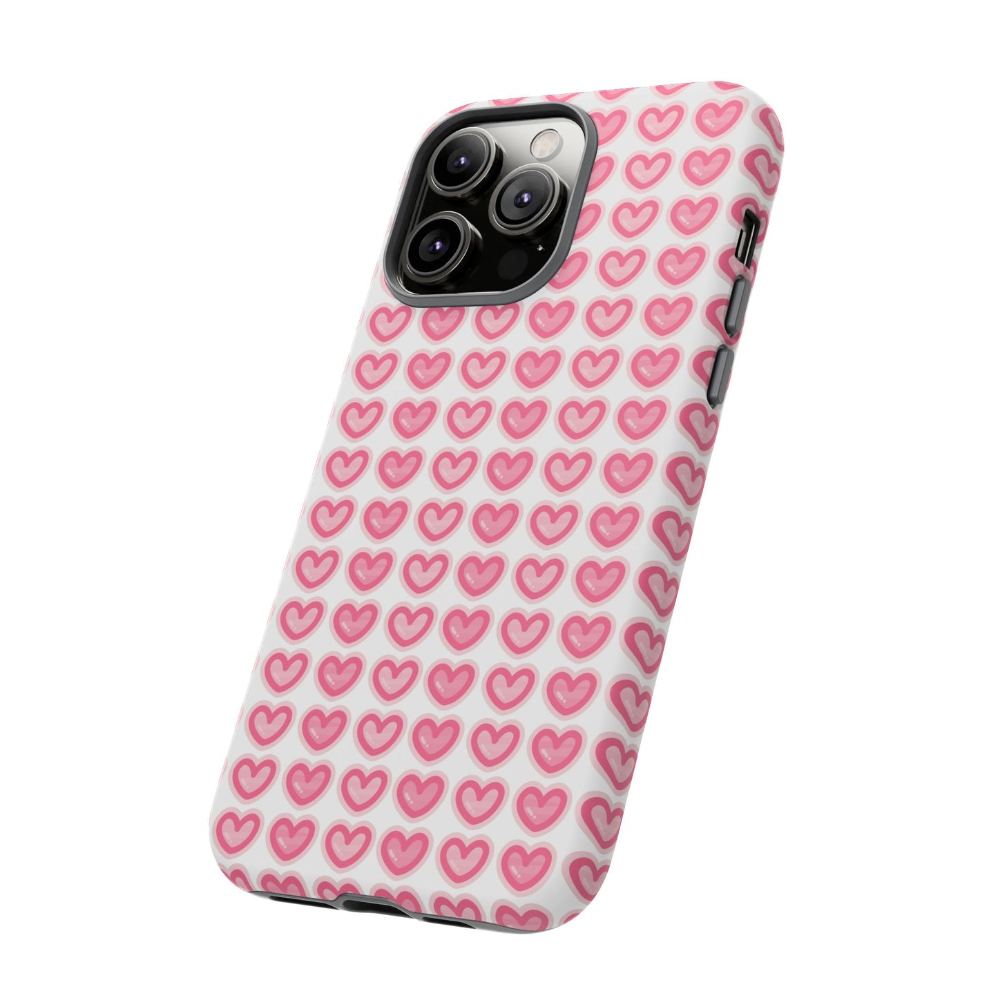 Hearts Pattern - Tough Cases iPhone Samsung Google Pixel - MahaCase