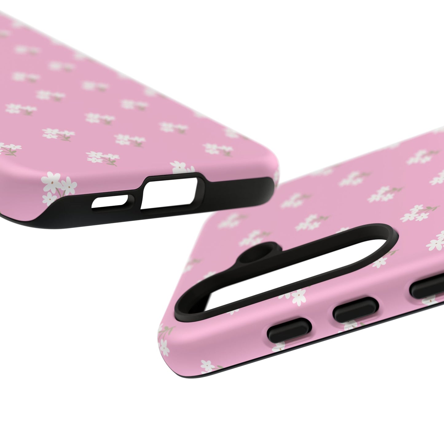 Floral Tough Phone Case - Pink Blossom Design - iPhone Samsung Galaxy Google Pixel - MahaCase