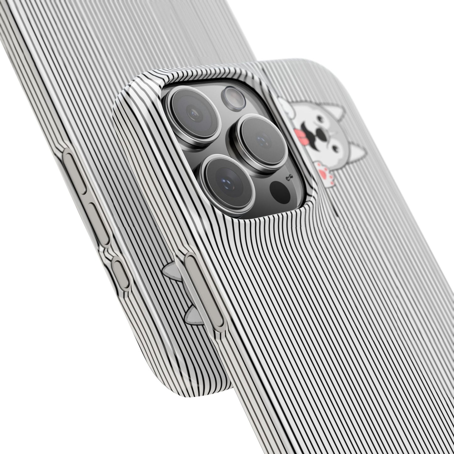 Cute Husky-Slim iPhone Cases - MahaCase