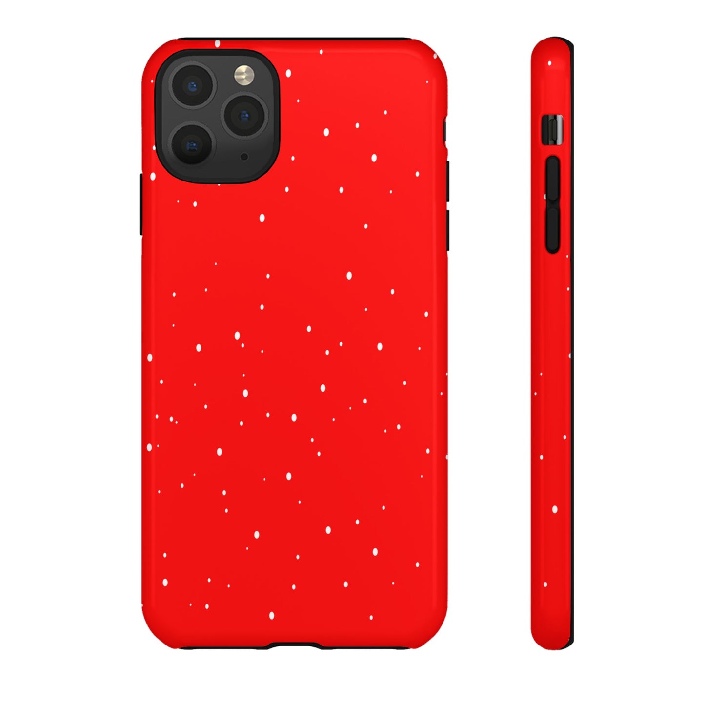 Snowy Red - Tough Cases iPhone Samsung Google Pixel - MahaCase