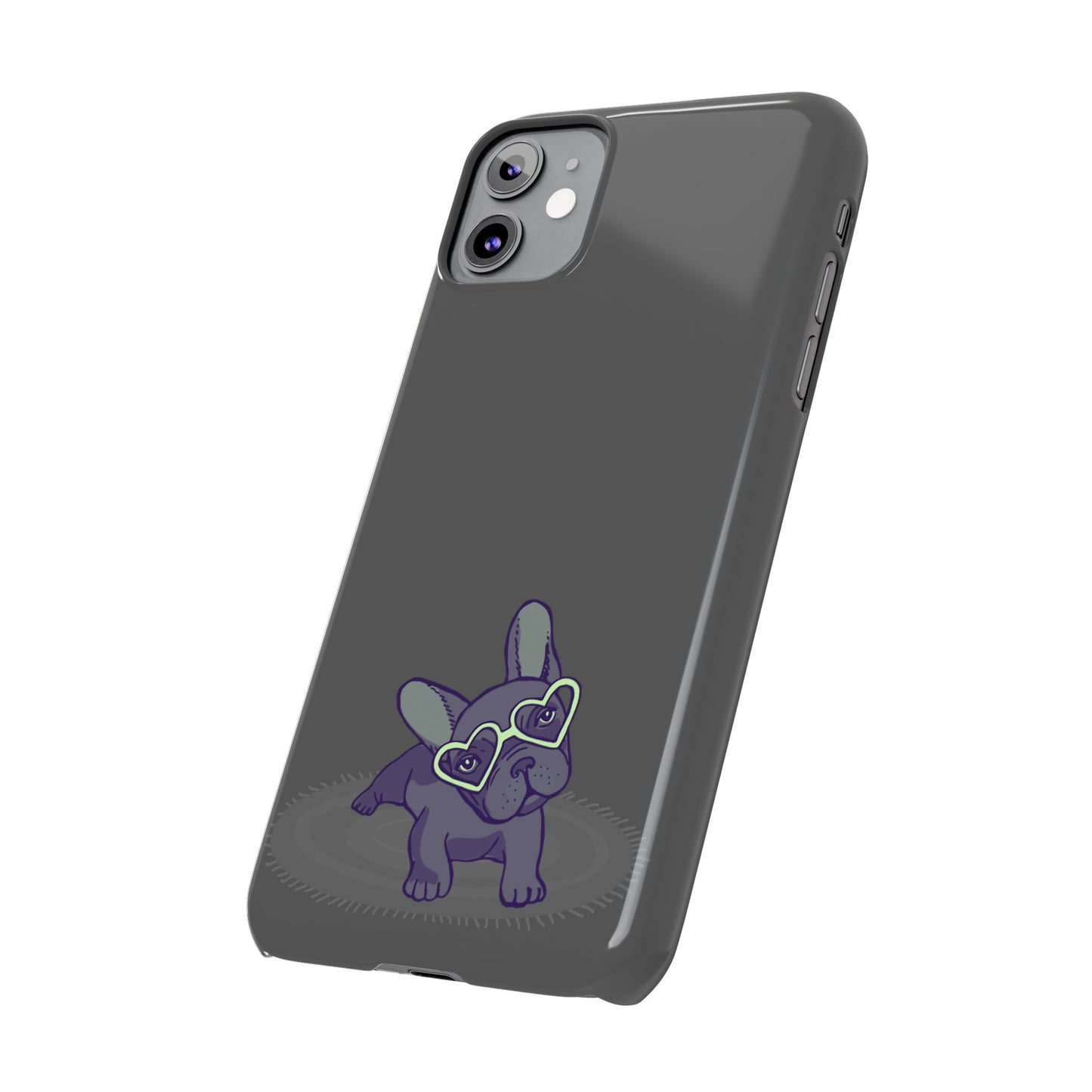 Bulldog Puppy Slim iPhone Cases - MahaCase