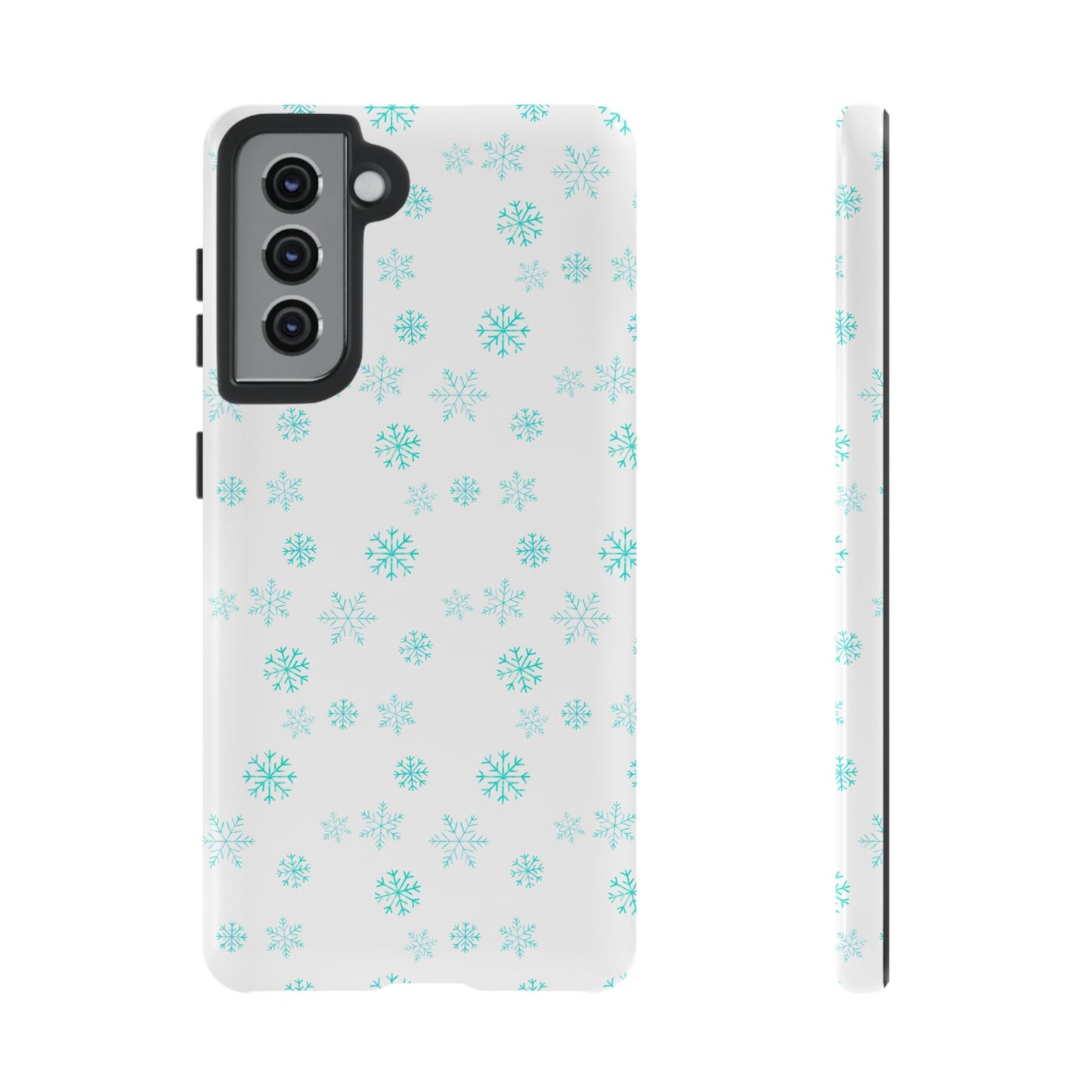 Snowy Blue #12 - Tough Cases iPhone Samsung Google Pixel - MahaCase