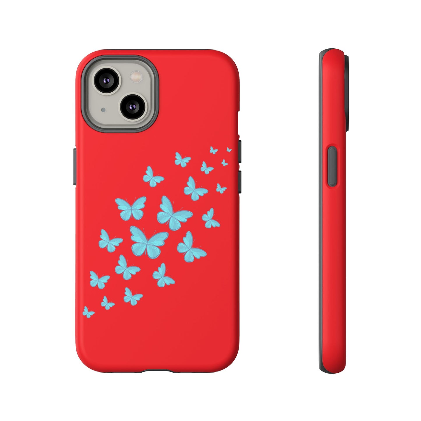 Butterflies in Red - Tough Cases iPhone Samsung Google Pixel - MahaCase