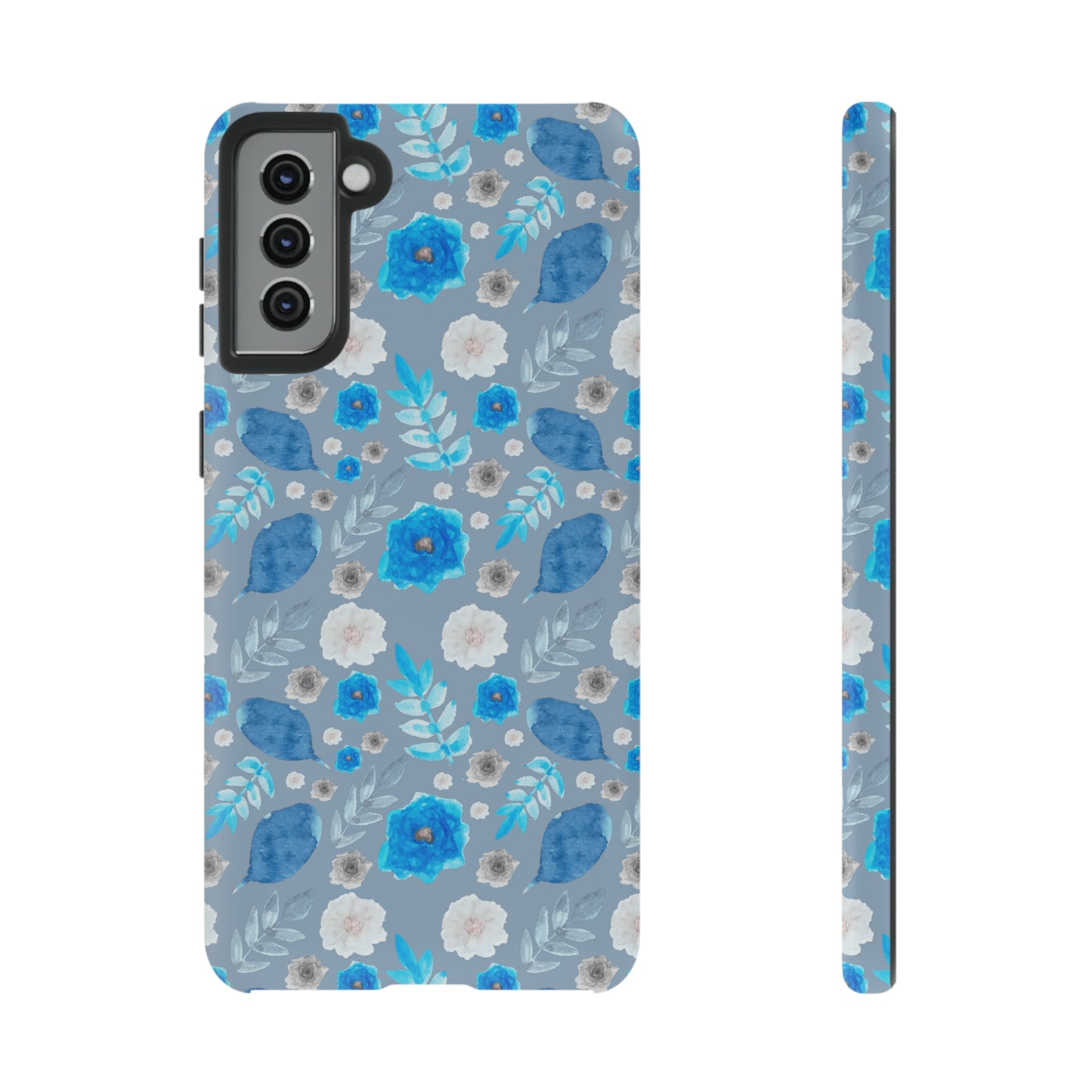 Blue Blooms-Tough Cases - MahaCase