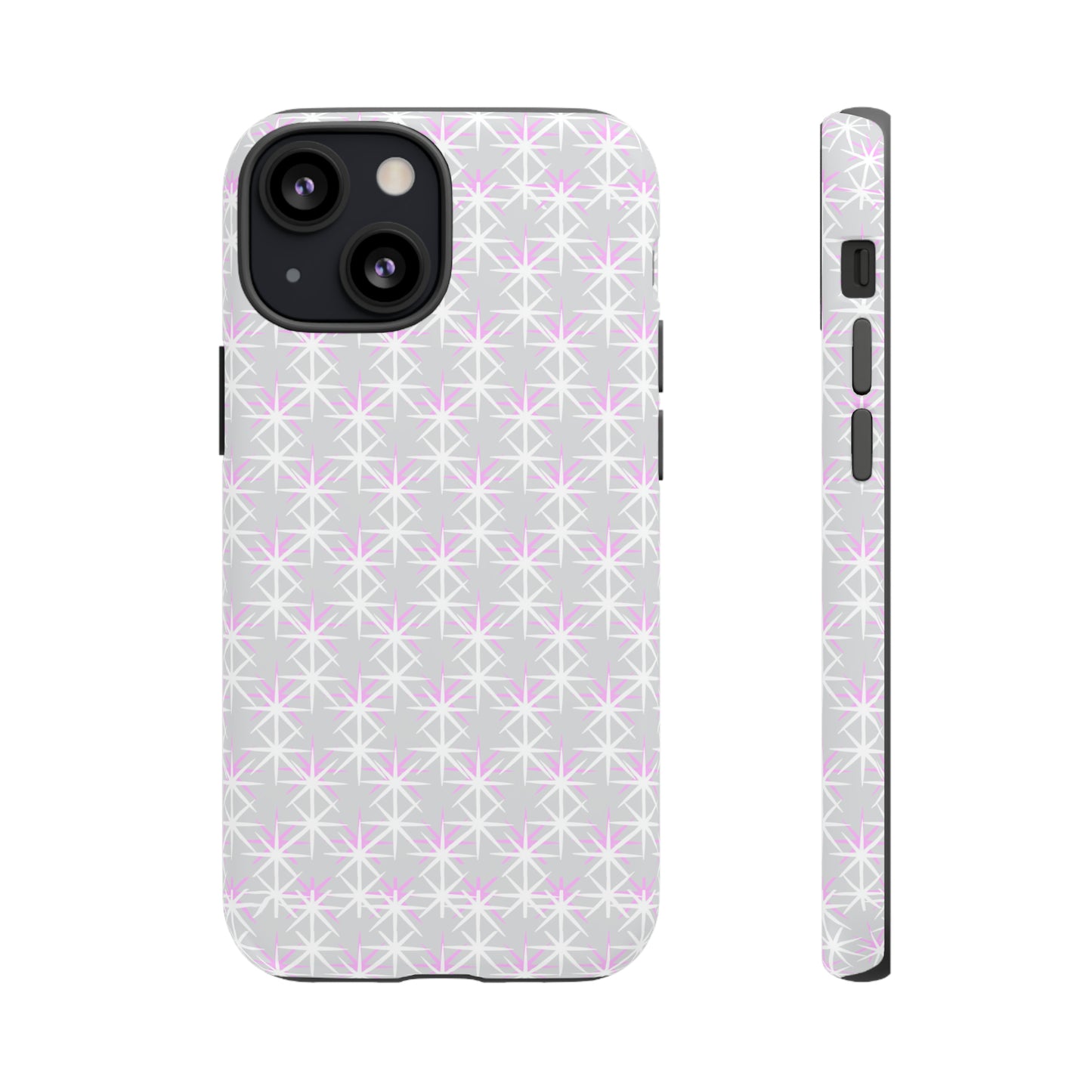 Grey Skies, Pink Stars-Tough Cases - MahaCase