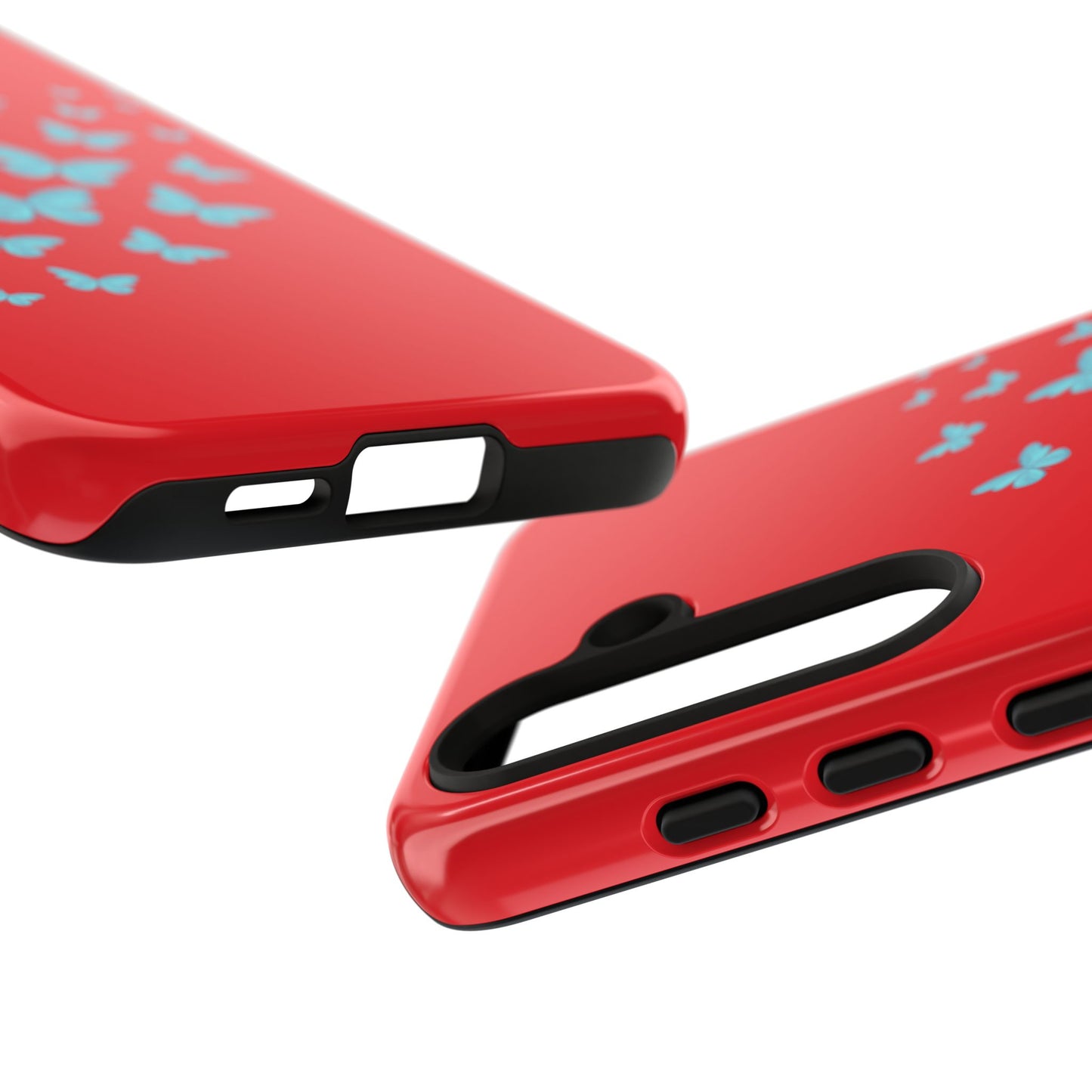 Butterflies in Red - Tough Cases iPhone Samsung Google Pixel - MahaCase