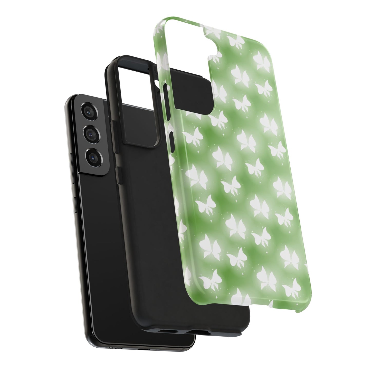 Nature-Inspired Tough Phone Case with Butterfly Design iPhone Samsung Galaxy - MahaCase