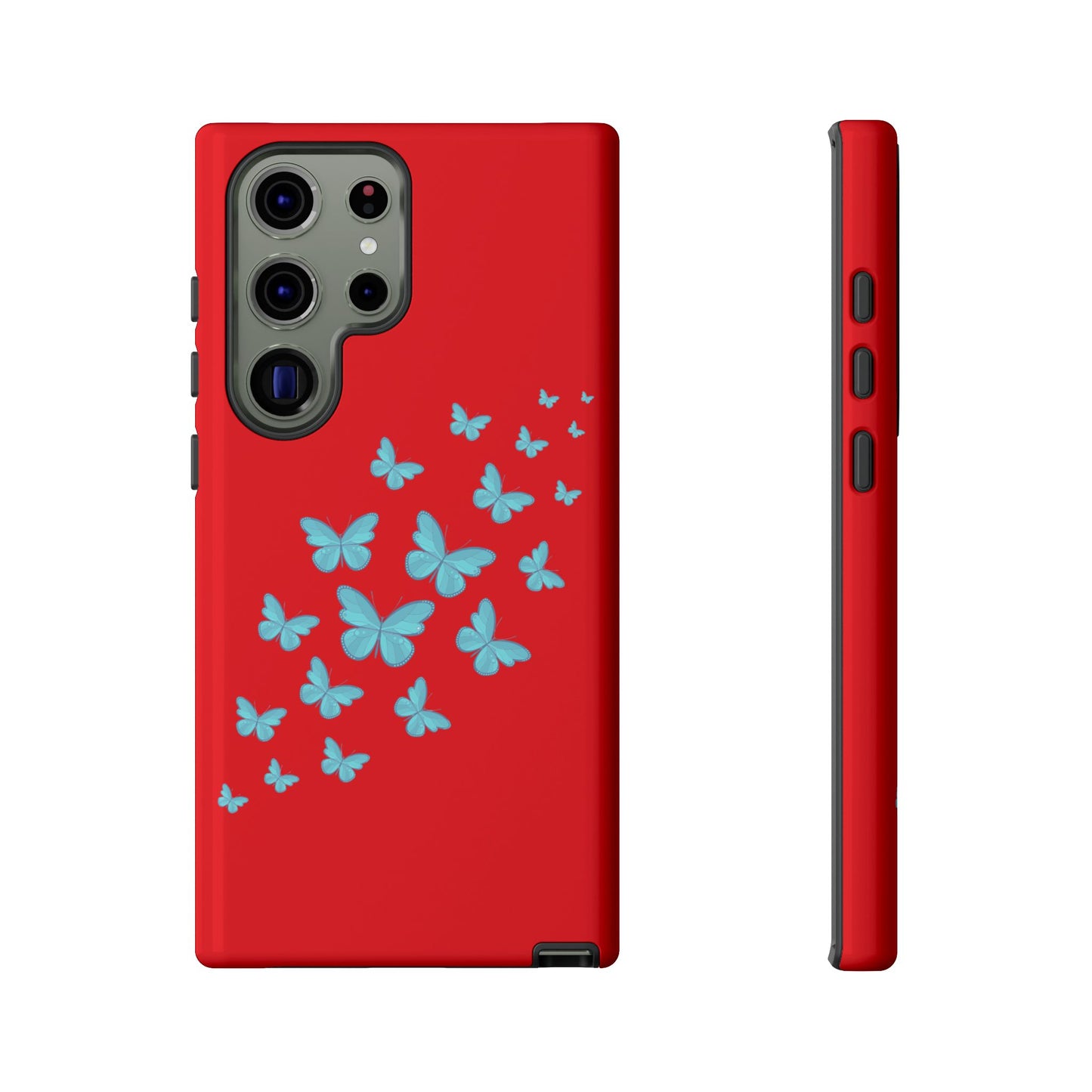 Butterflies in Red - Tough Cases iPhone Samsung Google Pixel - MahaCase