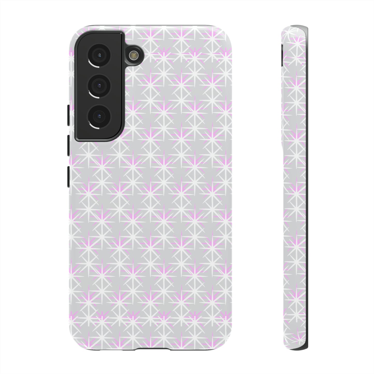 Grey Skies, Pink Stars-Tough Cases - MahaCase
