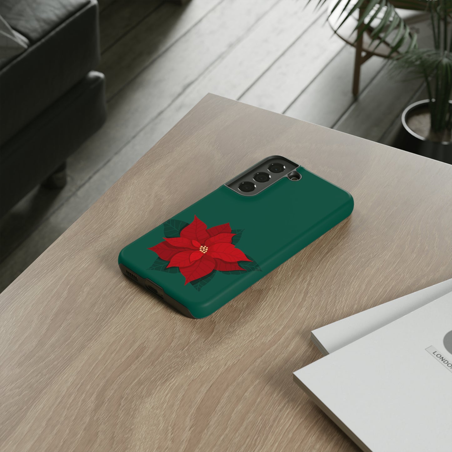 Poinsettia Charm #10-Tough Cases - MahaCase