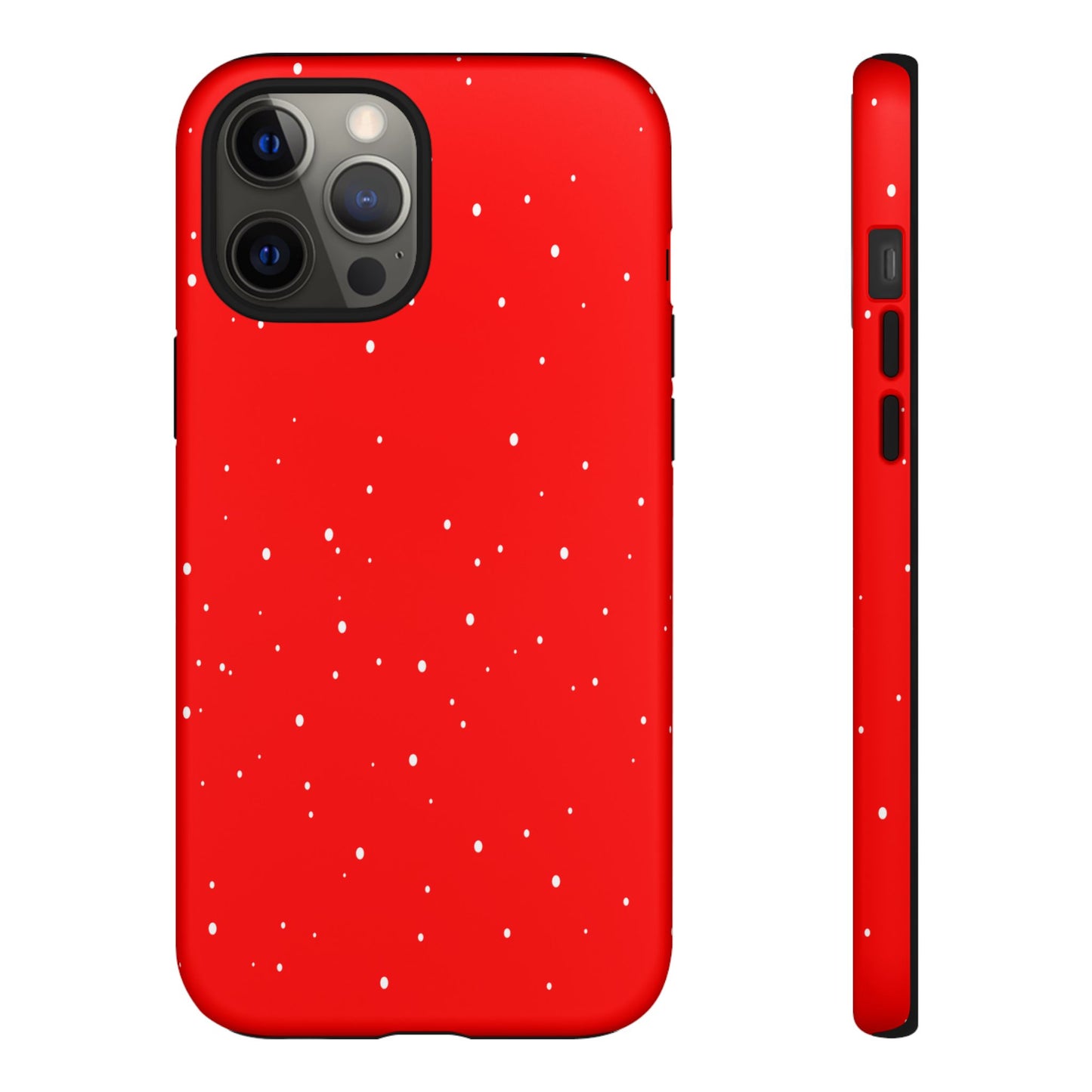 Snowy Red - Tough Cases iPhone Samsung Google Pixel - MahaCase
