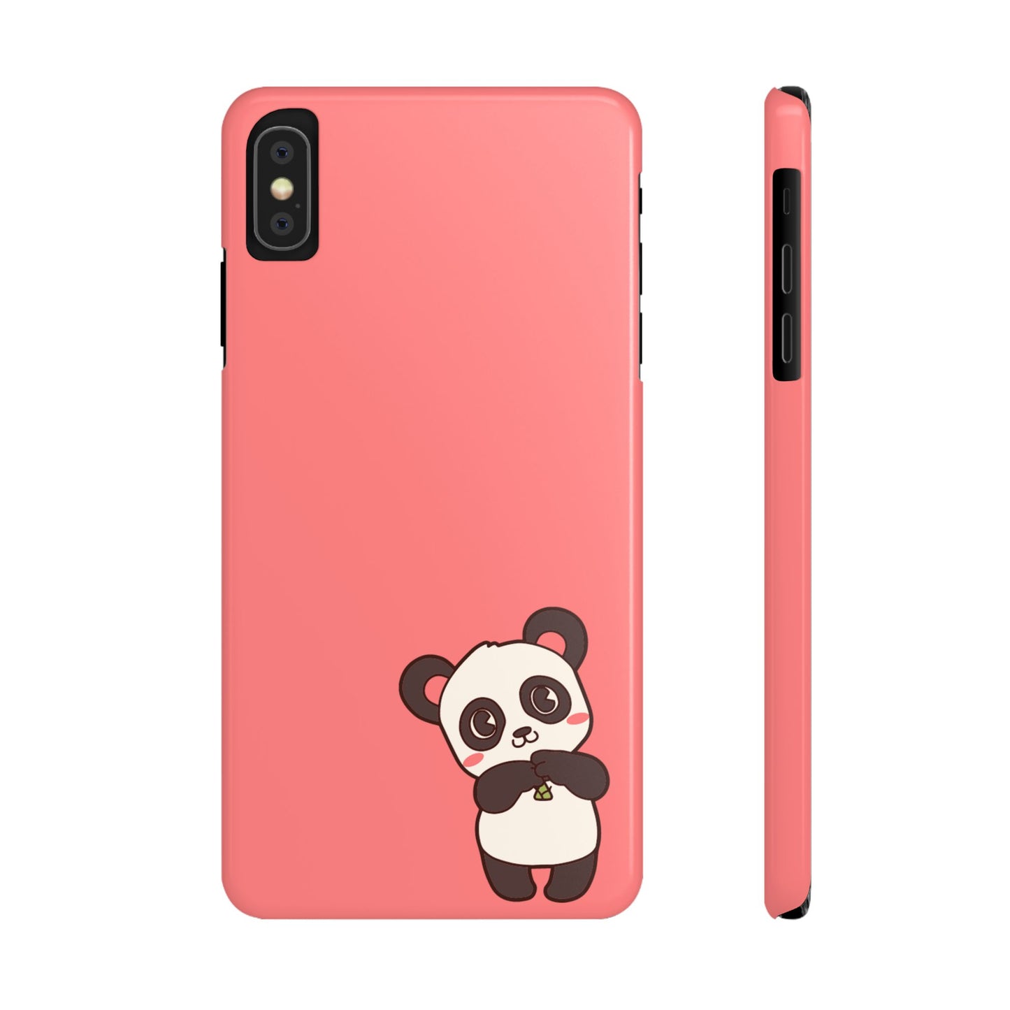Cute Panda #36-Slim iPhone Cases - MahaCase
