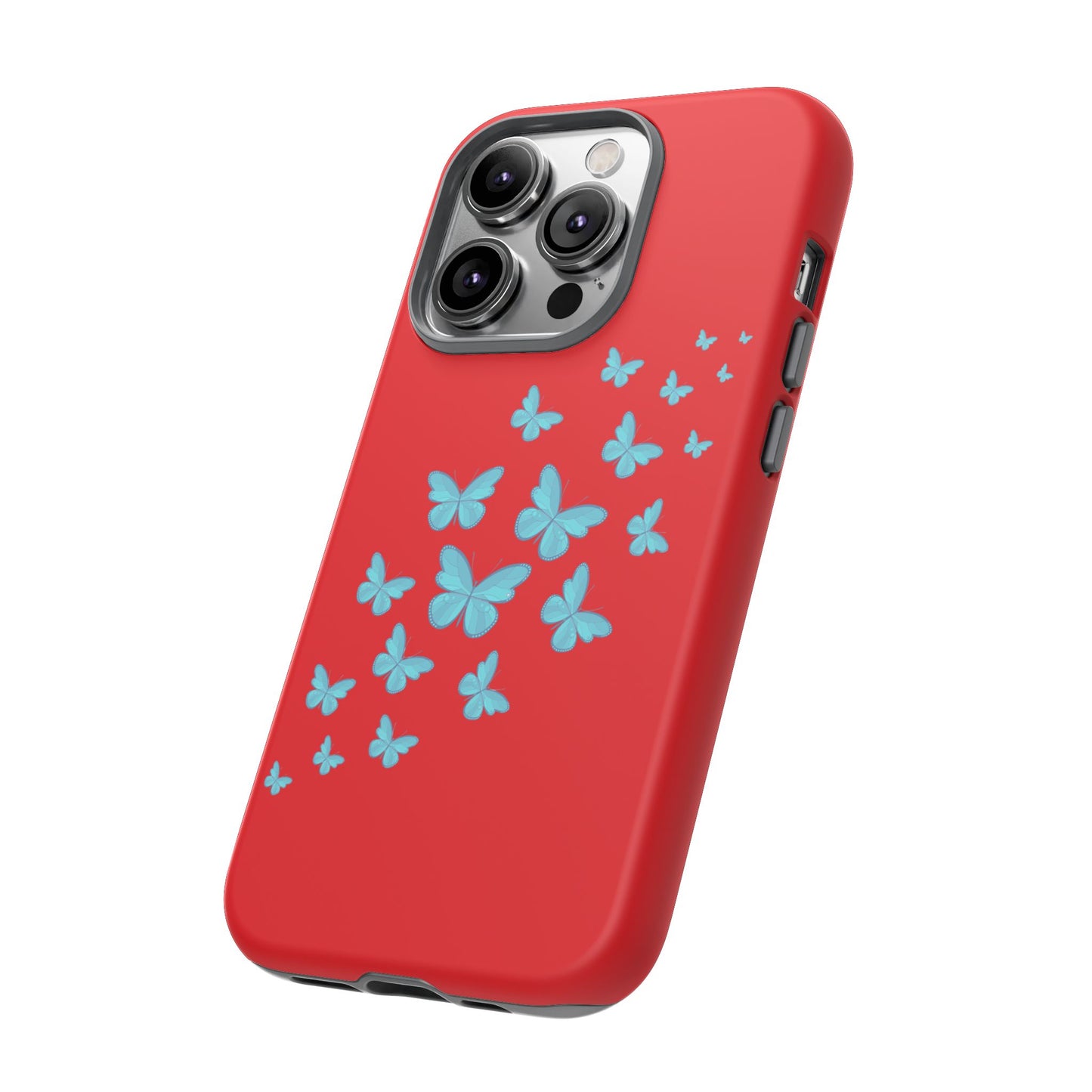 Butterflies in Red - Tough Cases iPhone Samsung Google Pixel - MahaCase