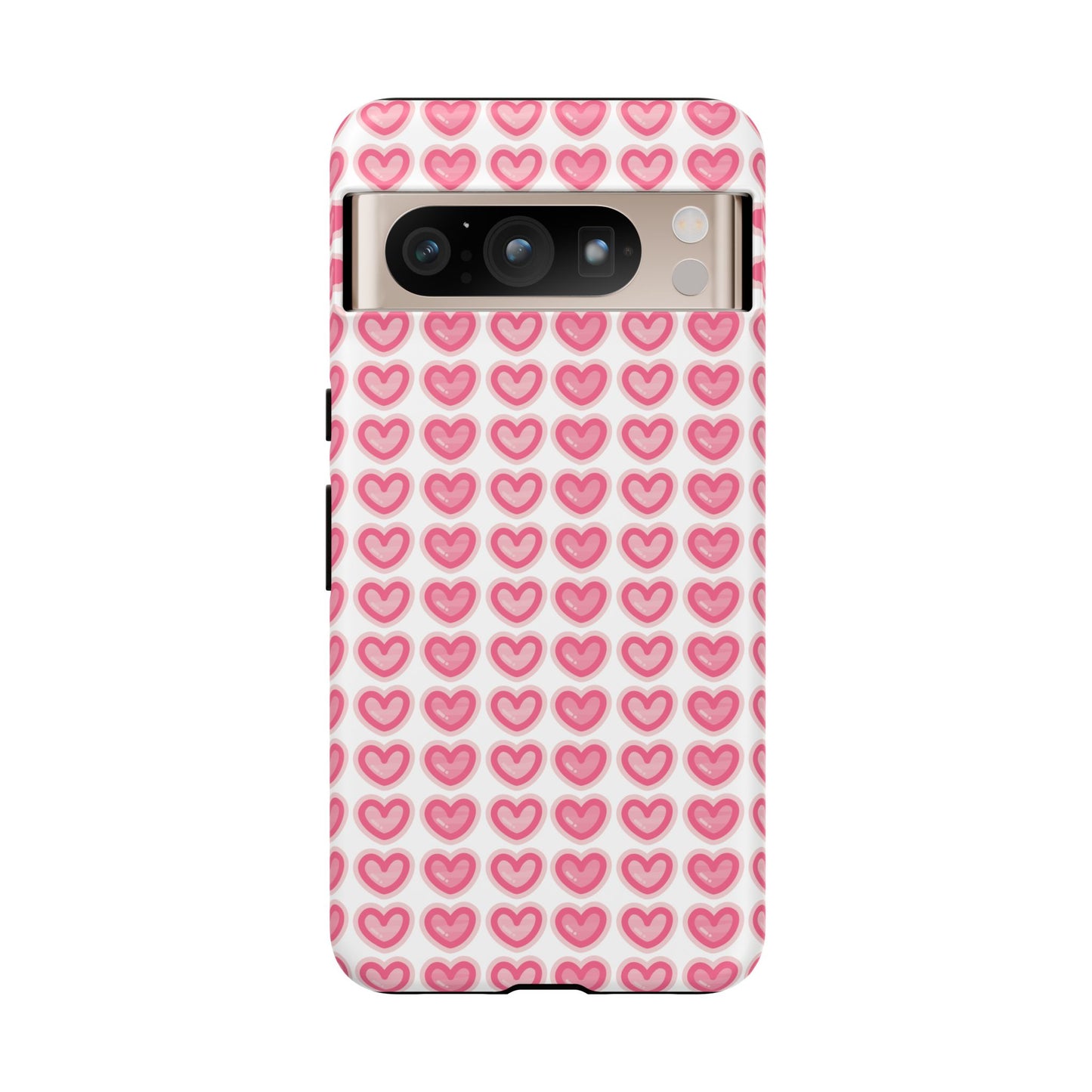 Hearts Pattern - Tough Cases iPhone Samsung Google Pixel - MahaCase