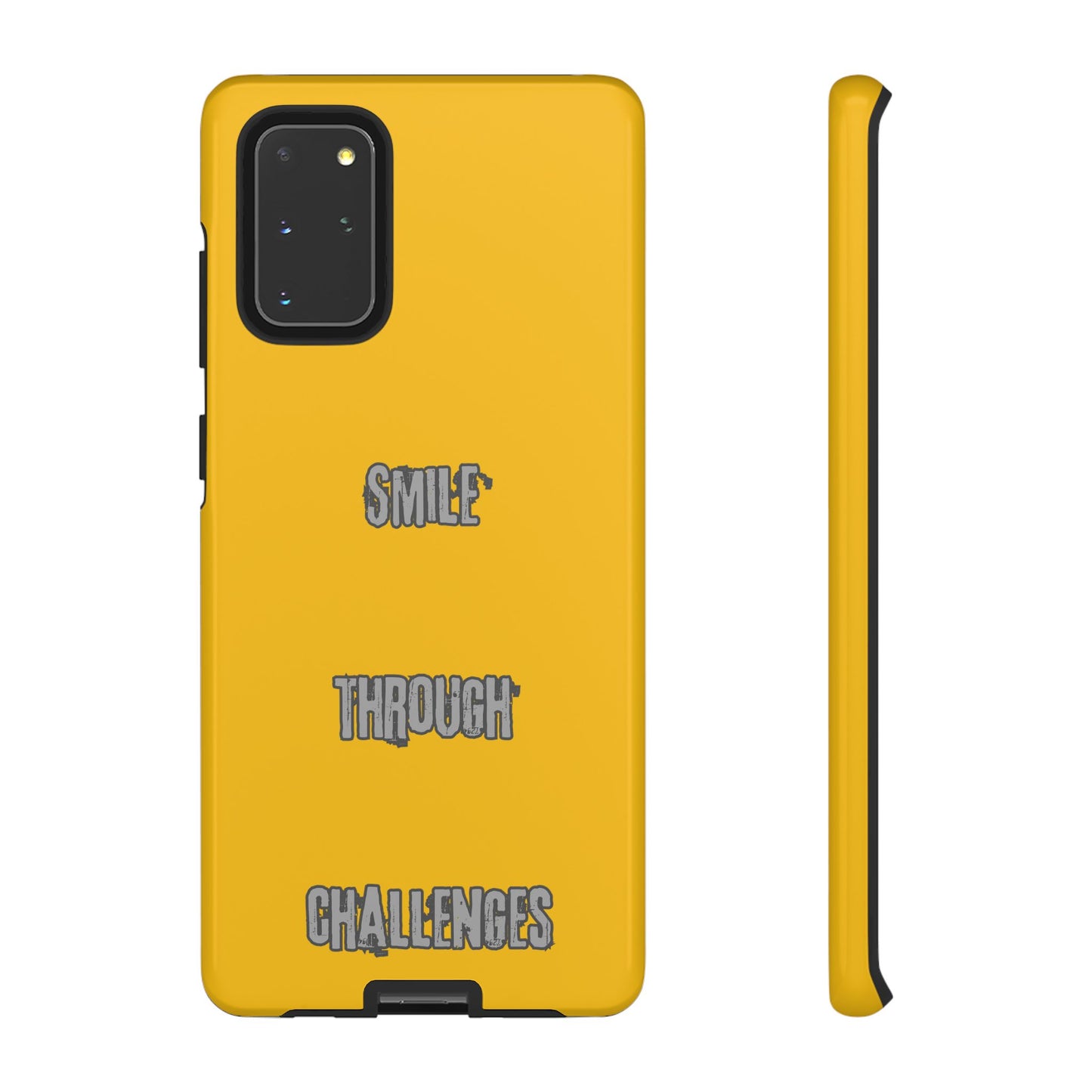 Smile Through Challenges Tough Cases iPhone Samsung Google Pixel - MahaCase