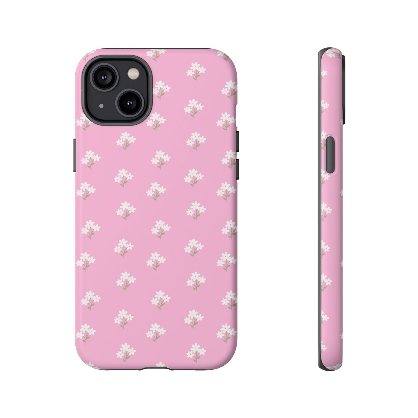 Floral Tough Phone Case - Pink Blossom Design - iPhone Samsung Galaxy Google Pixel - MahaCase