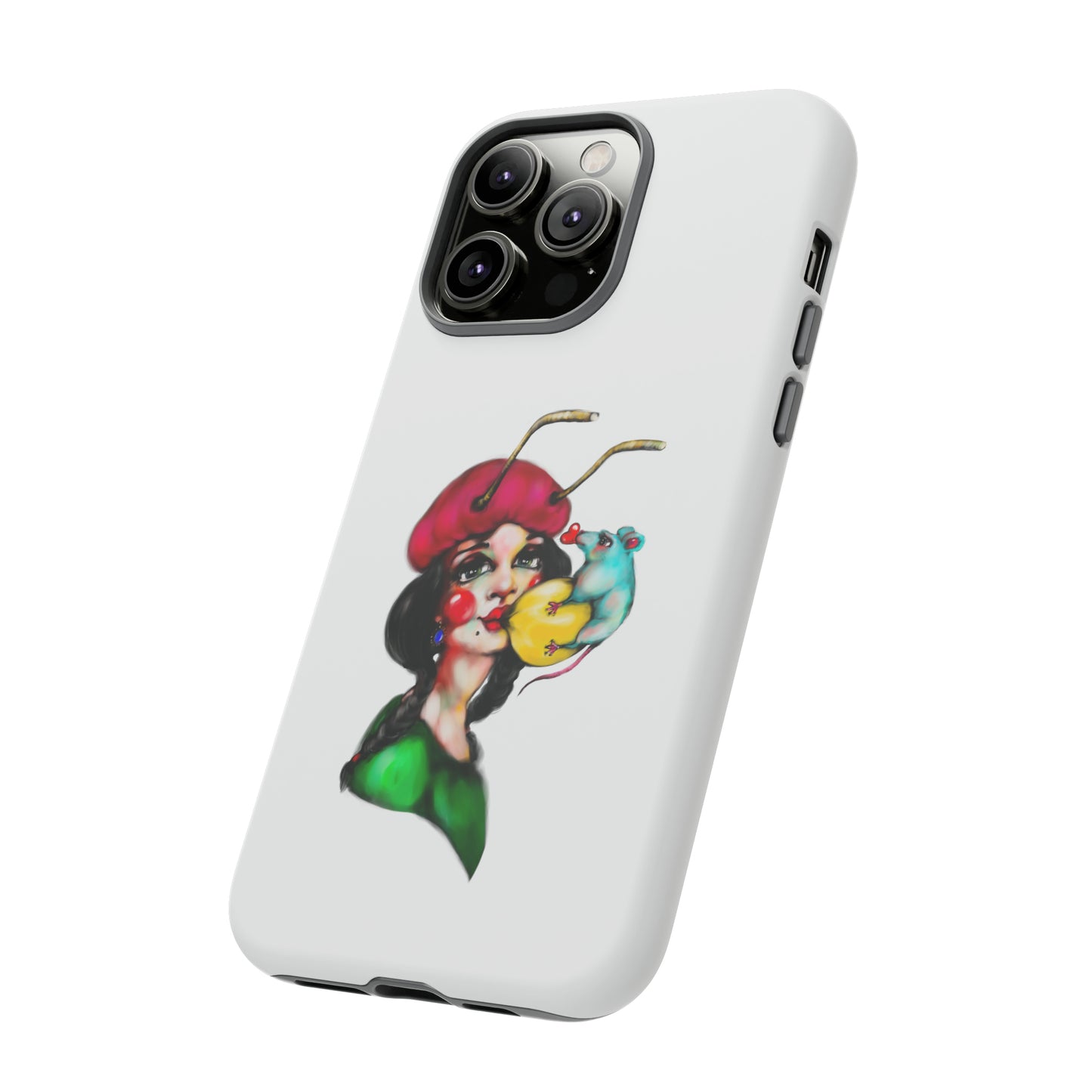 Design #211 White BKG-Tough Cases - MahaCase