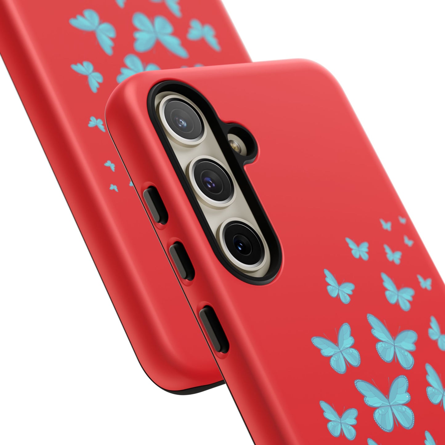 Butterflies in Red - Tough Cases iPhone Samsung Google Pixel - MahaCase