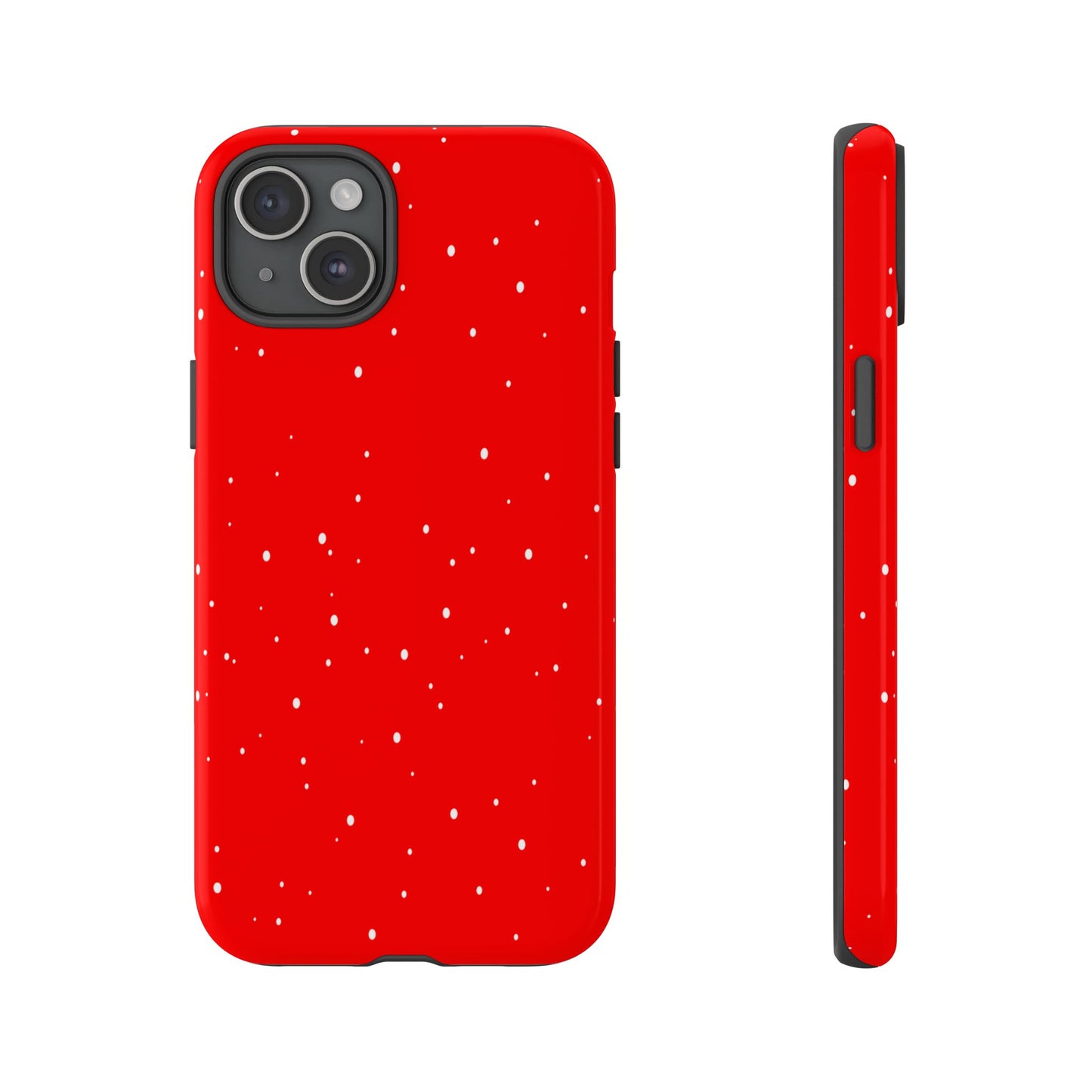 Snowy Red - Tough Cases iPhone Samsung Google Pixel - MahaCase