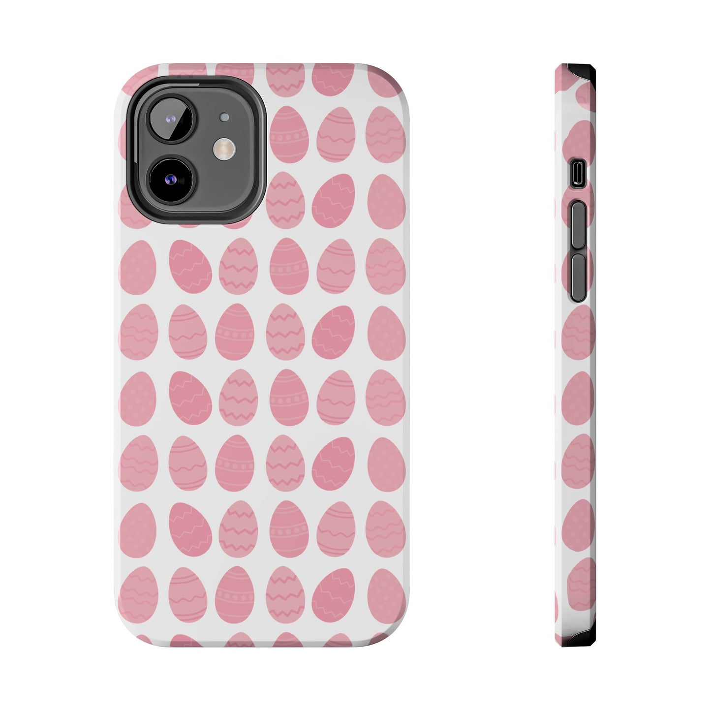 Pink Easter Egg Tough Phone Cases - Durable Protection for Spring Celebrations iPhone Samsung Galaxy - MahaCase