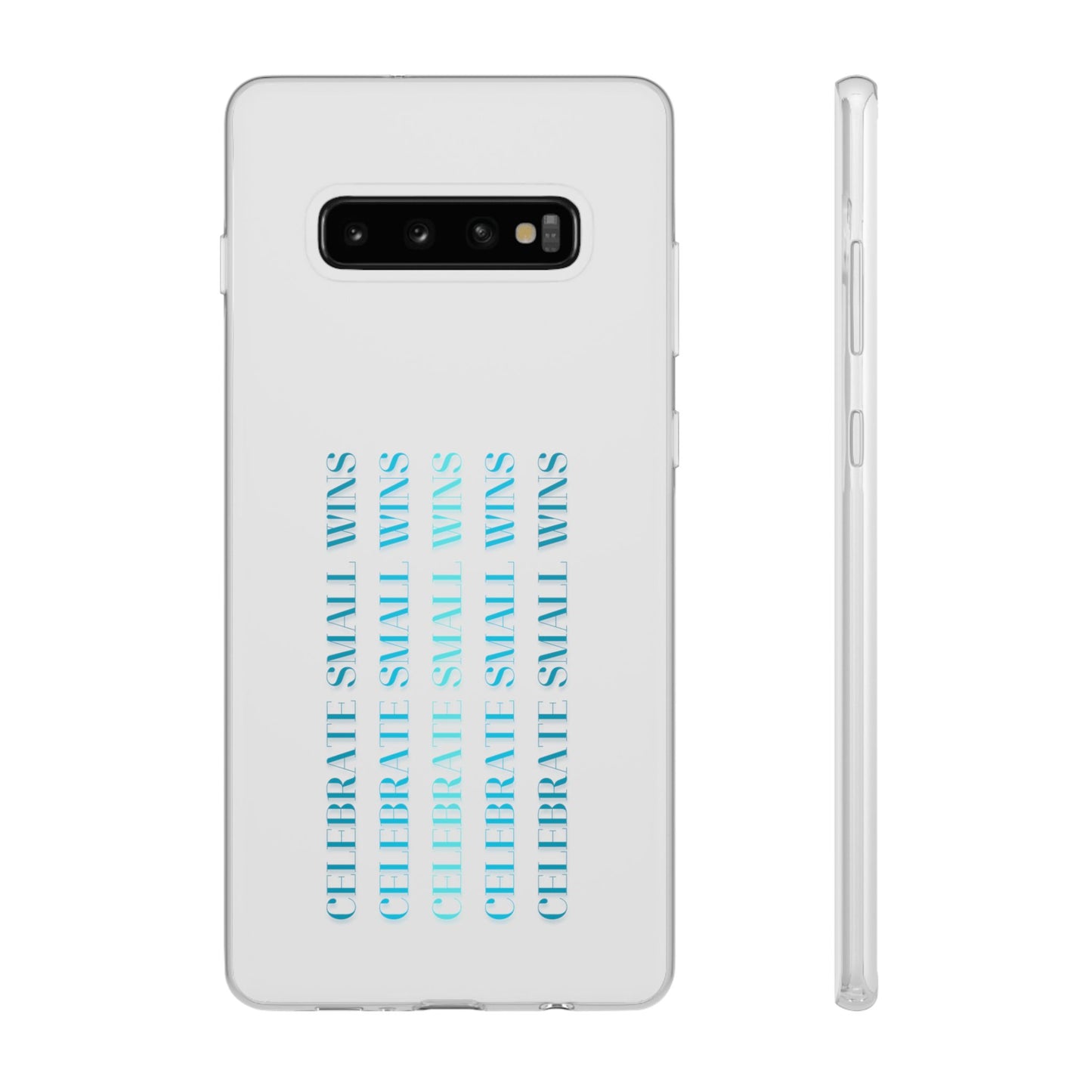 Celebrate Small Wins #22 Flexi Cases iPhone Samsung Gift Packaging - MahaCase