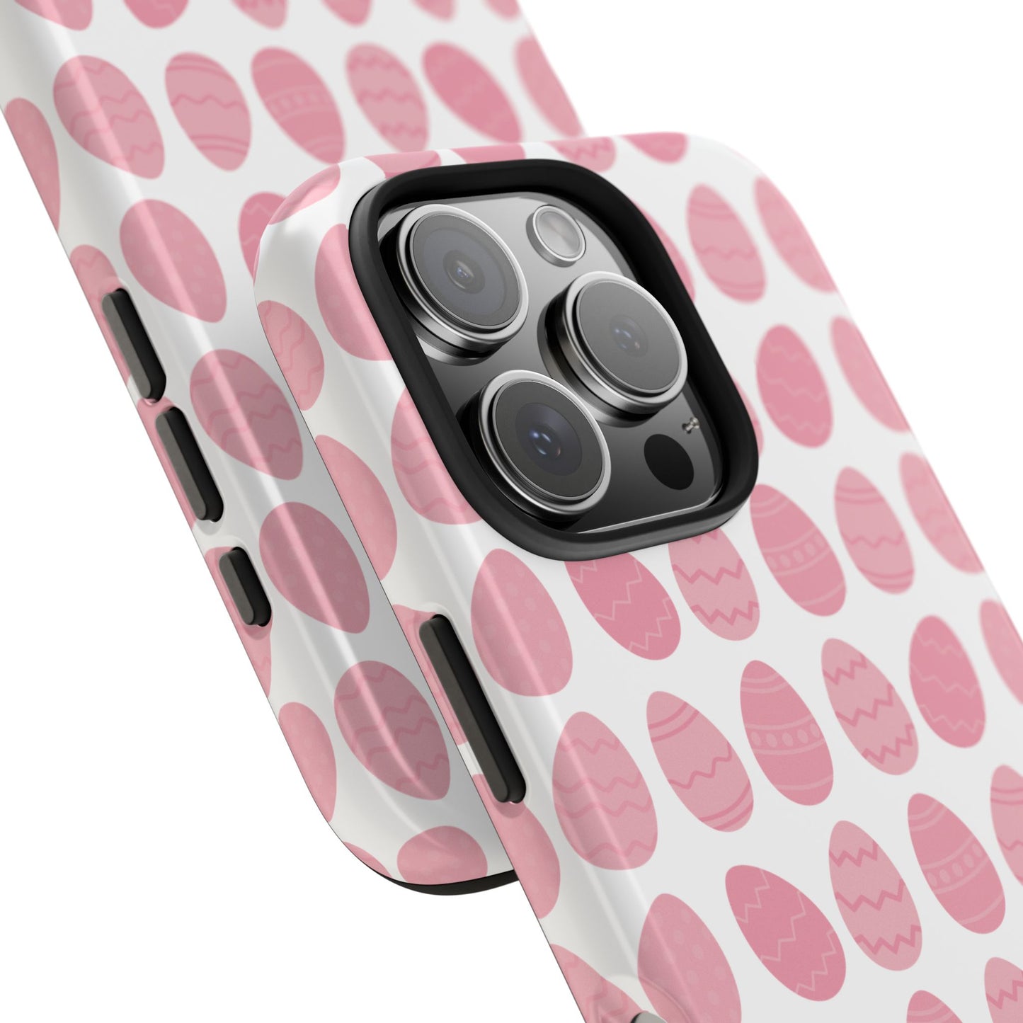 Pink Easter Egg Tough Phone Cases - Durable Protection for Spring Celebrations iPhone Samsung Galaxy - MahaCase