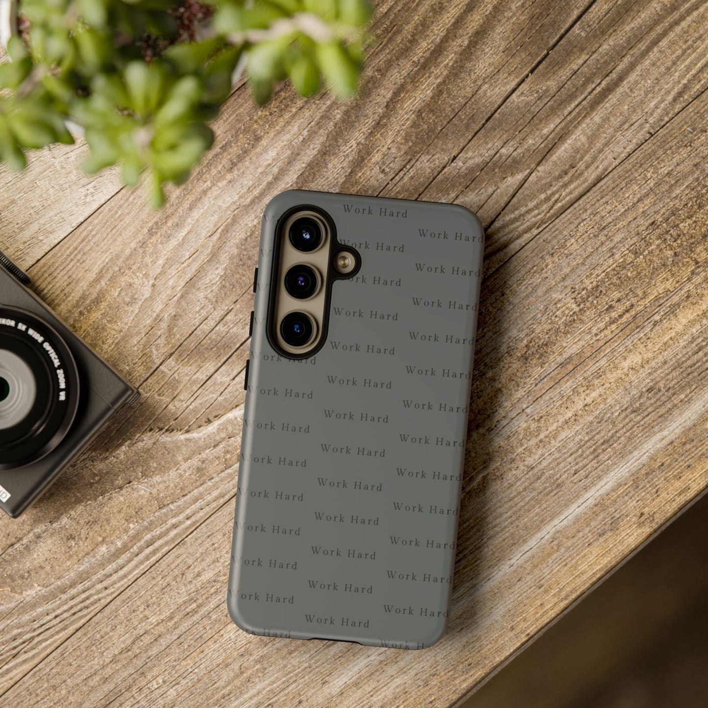 Work Hard Reminder Tough Cases iPhone Samsung Google Pixel - MahaCase