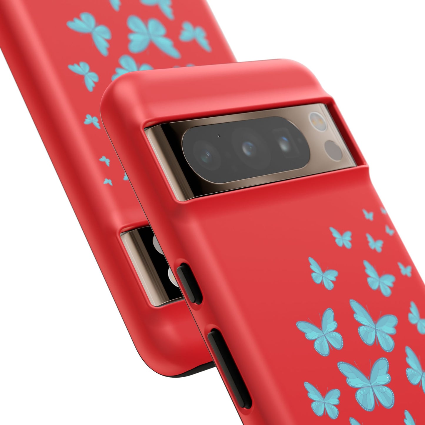 Butterflies in Red - Tough Cases iPhone Samsung Google Pixel - MahaCase