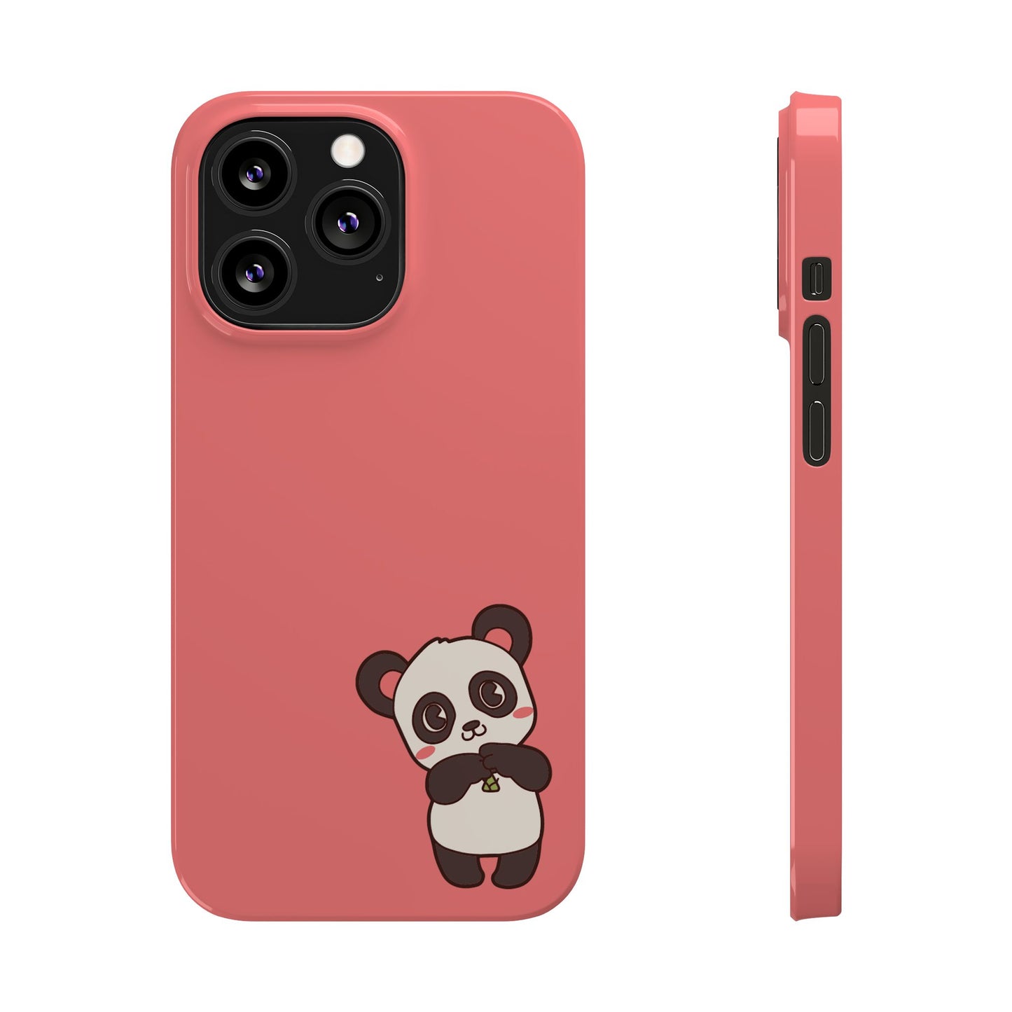 Cute Panda #36-Slim iPhone Cases - MahaCase