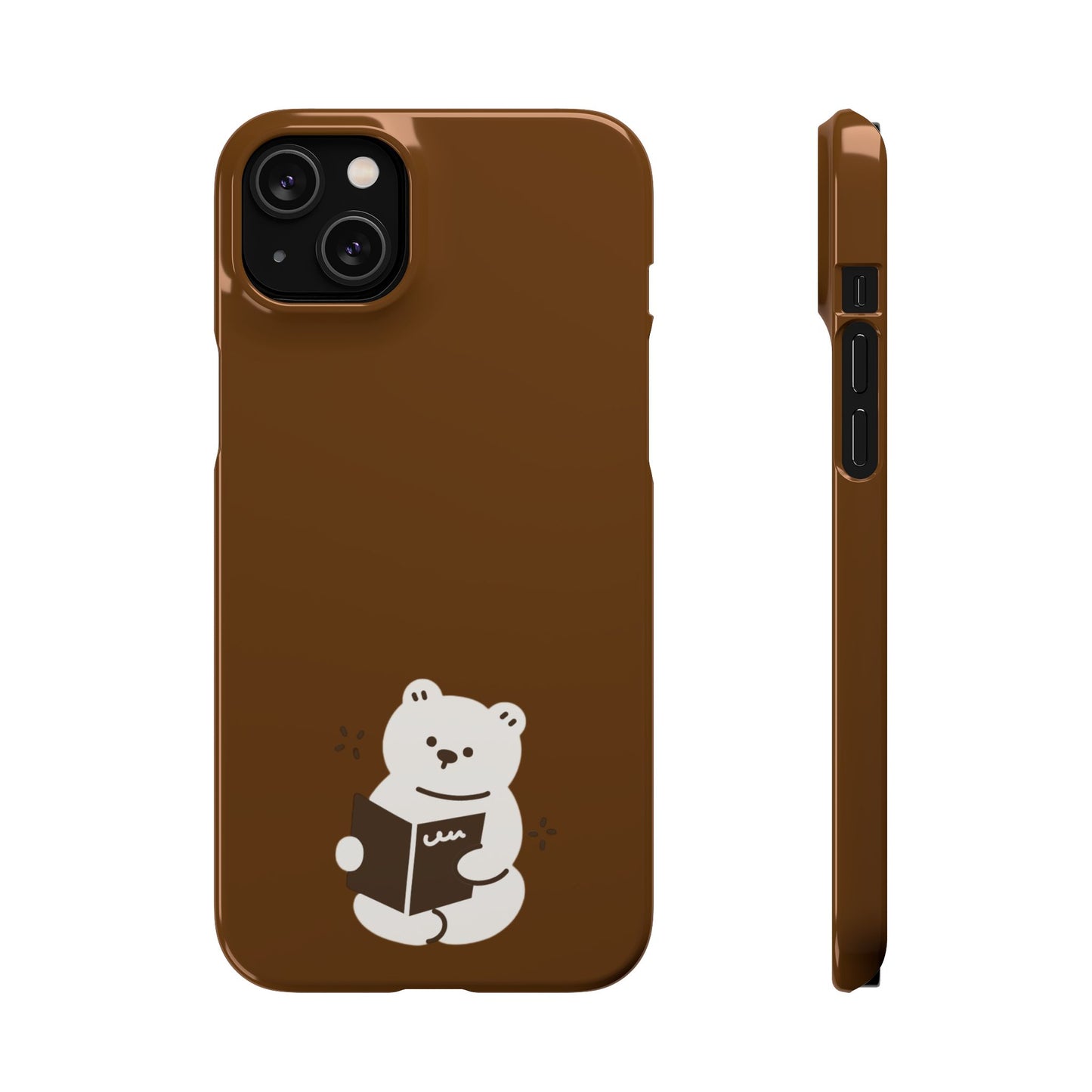 Reading Bear #02-Snap Cases - MahaCase