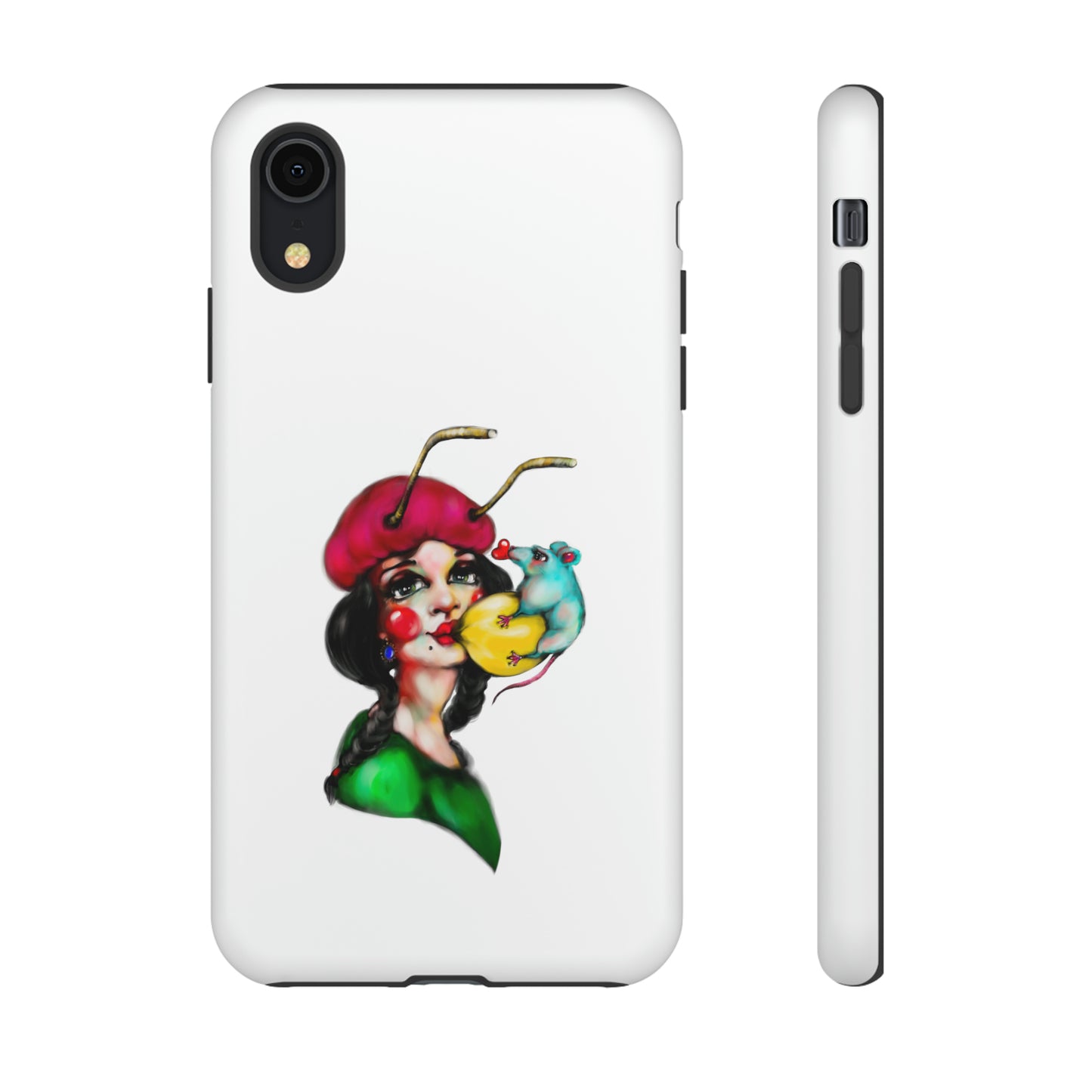 Design #211 White BKG-Tough Cases - MahaCase