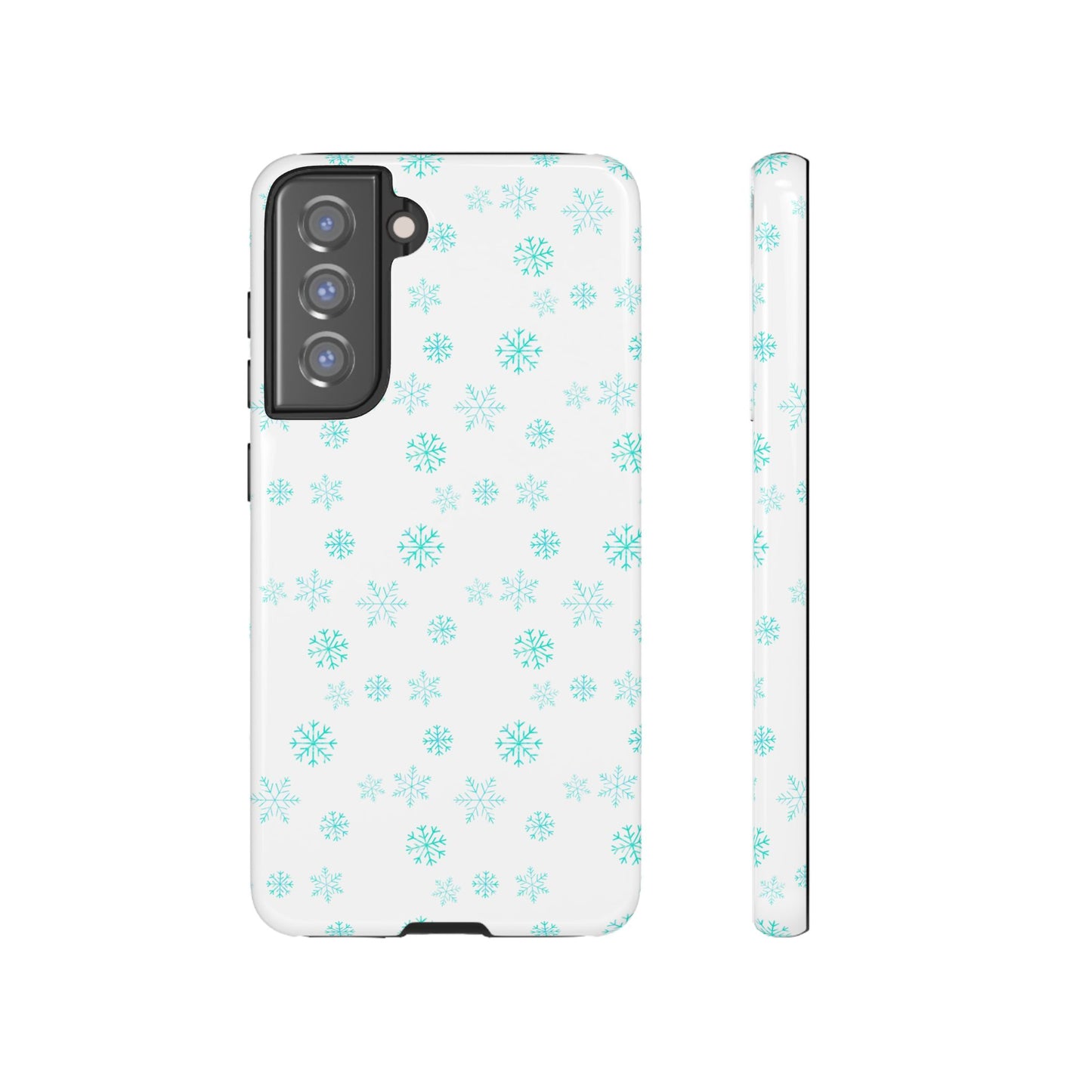 Snowy Blue #12 - Tough Cases iPhone Samsung Google Pixel - MahaCase
