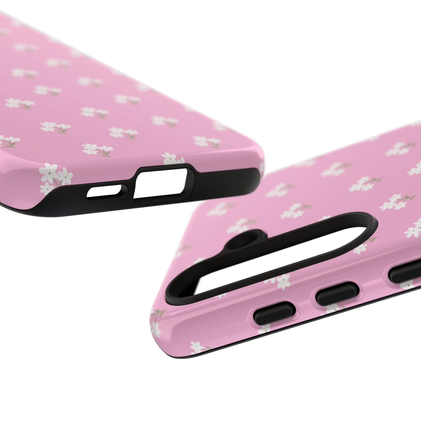 Floral Tough Phone Case - Pink Blossom Design - iPhone Samsung Galaxy Google Pixel - MahaCase