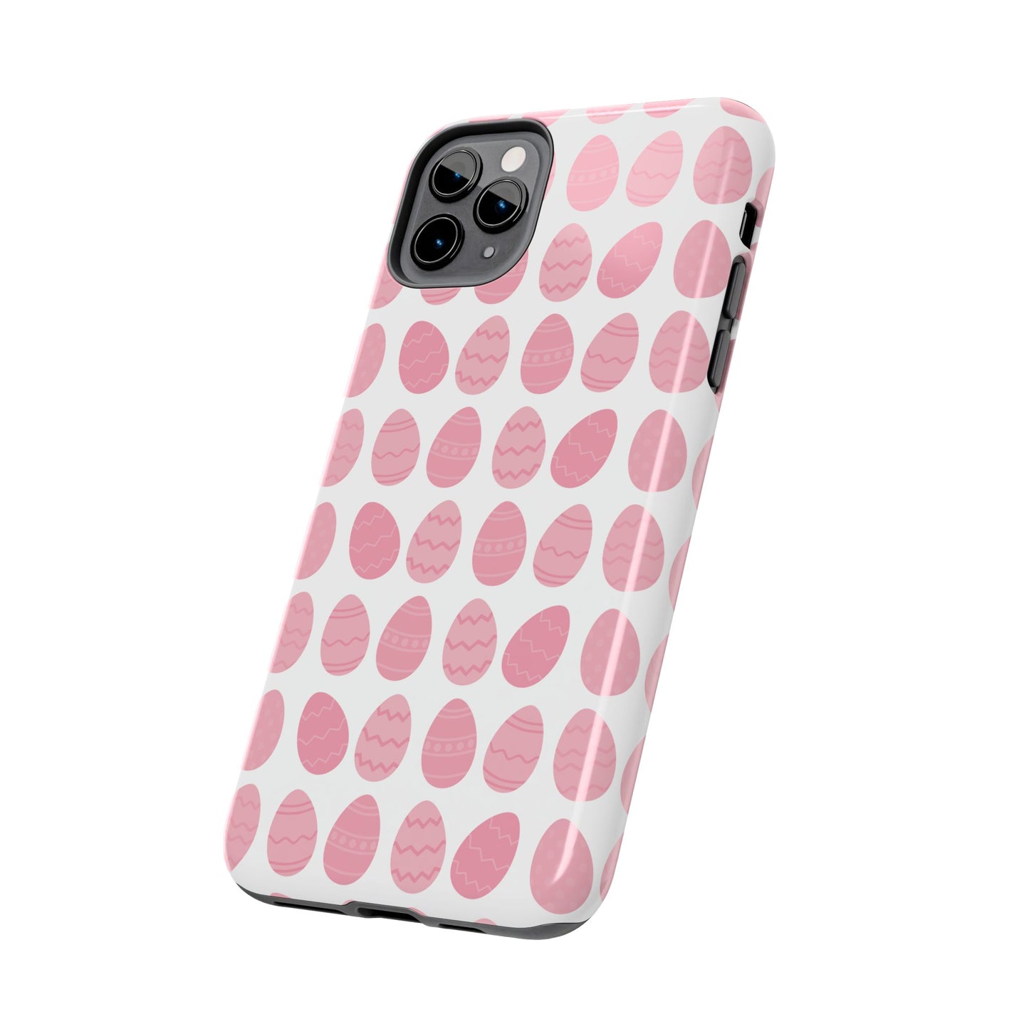 Pink Easter Egg Tough Phone Cases - Durable Protection for Spring Celebrations iPhone Samsung Galaxy - MahaCase