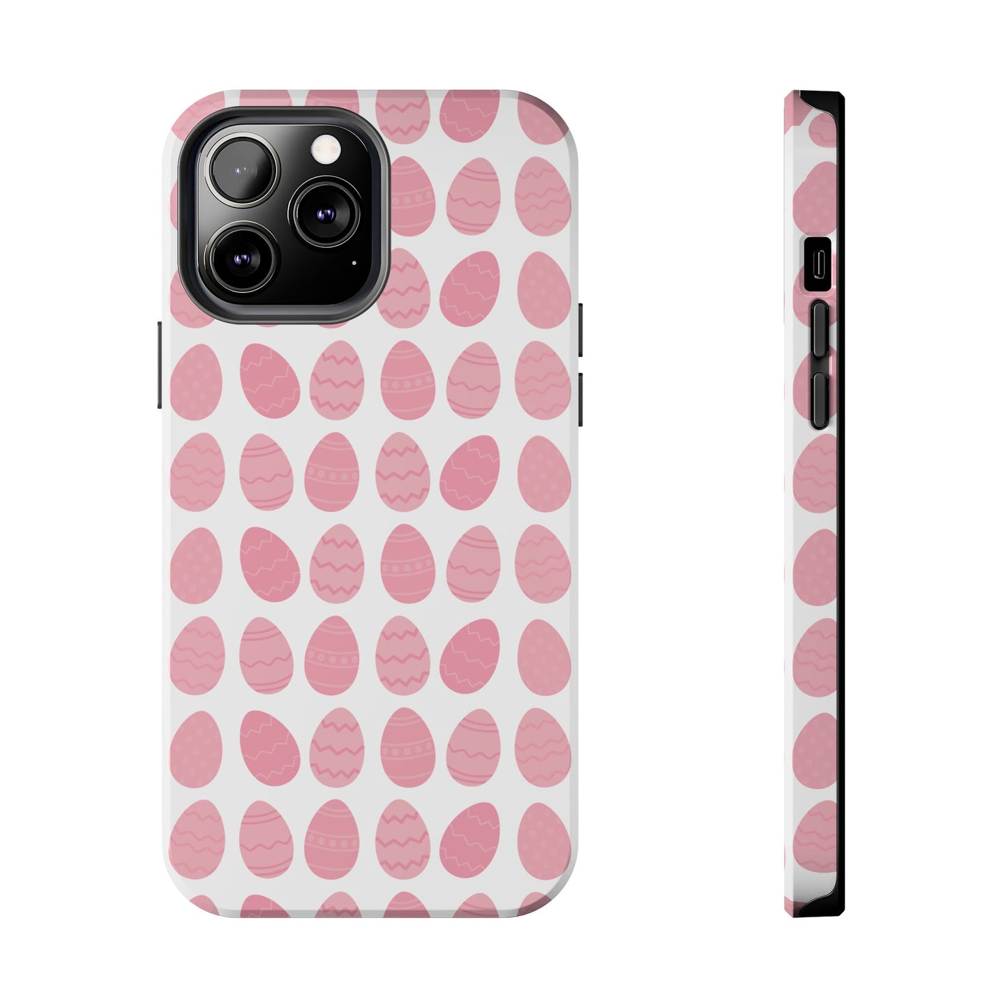 Pink Easter Egg Tough Phone Cases - Durable Protection for Spring Celebrations iPhone Samsung Galaxy - MahaCase