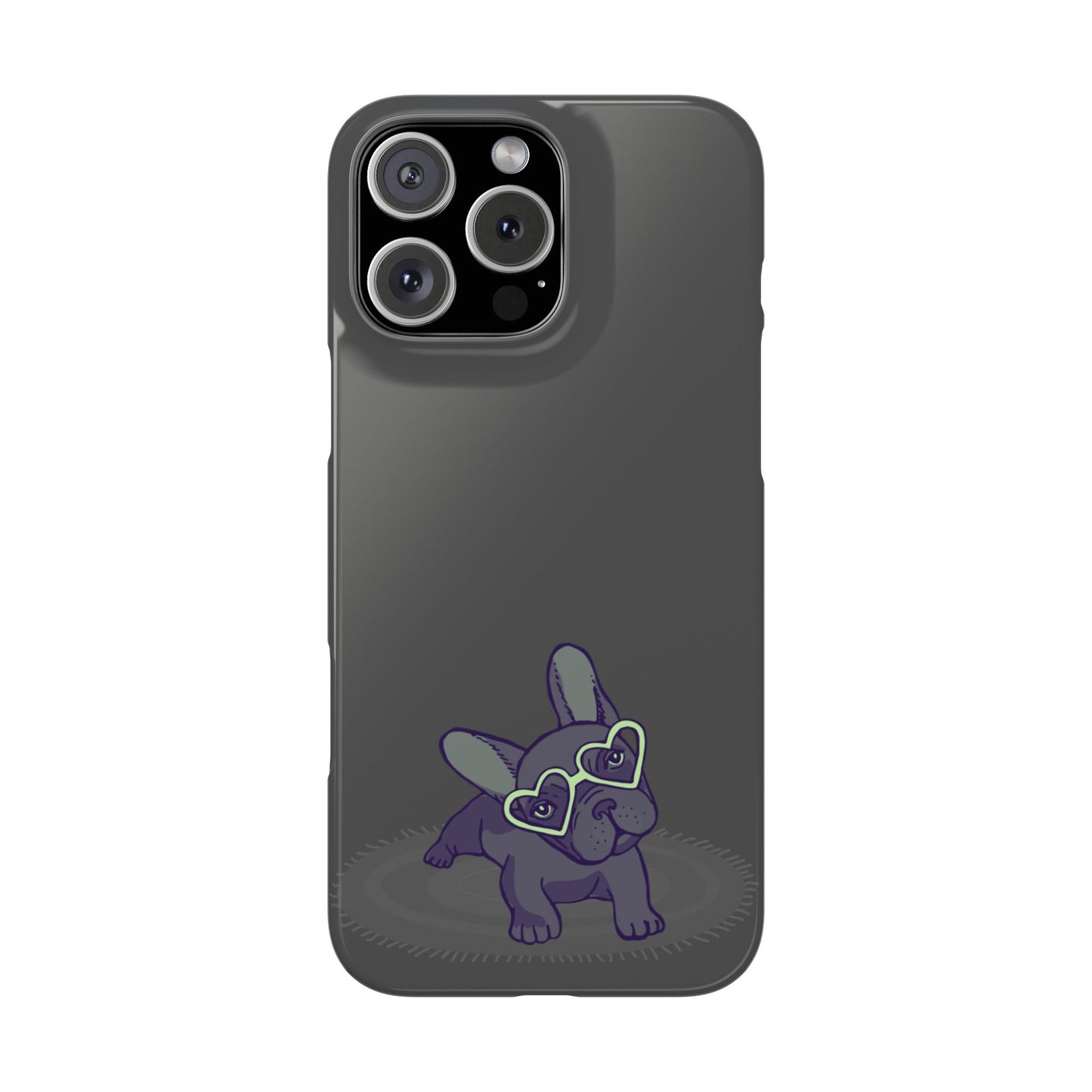 Bulldog Puppy Slim iPhone Cases - MahaCase