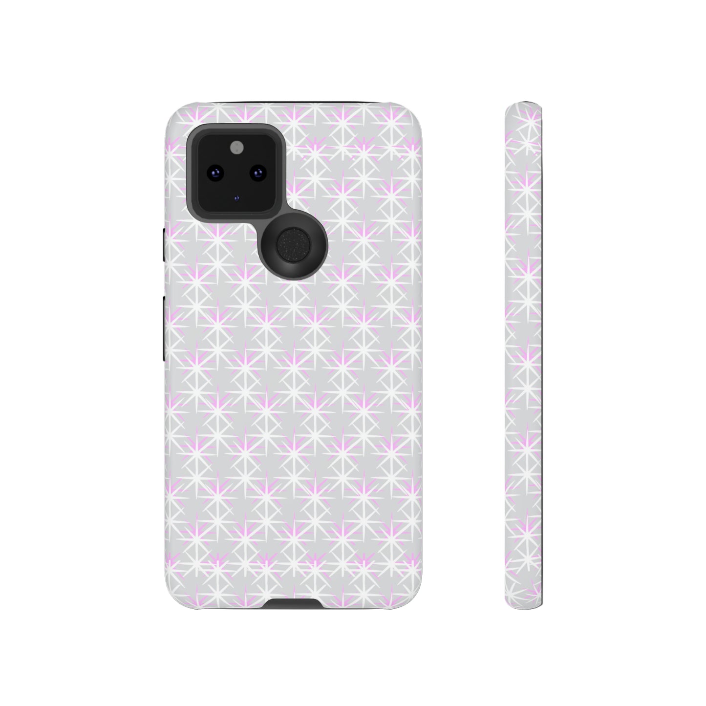 Grey Skies, Pink Stars-Tough Cases - MahaCase