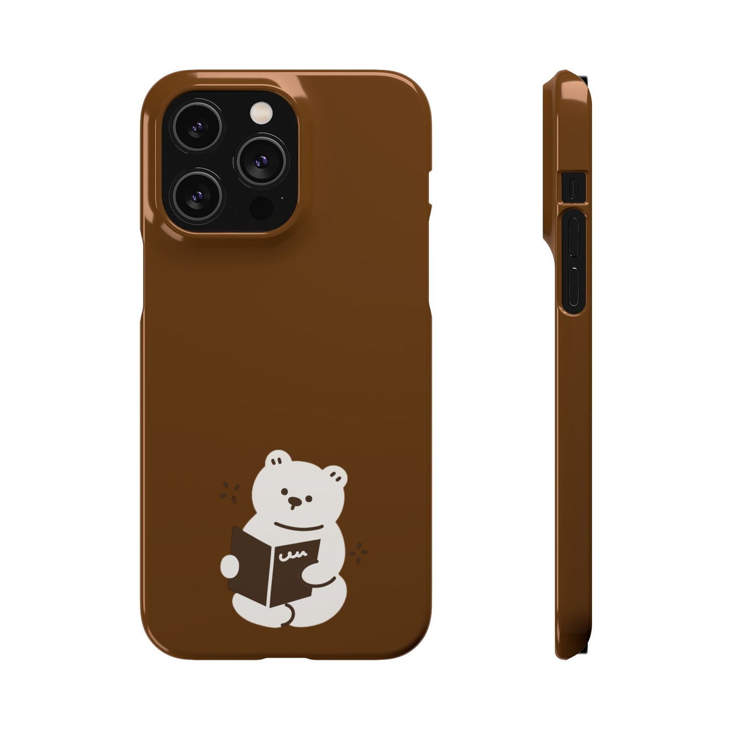 Reading Bear #02-Snap Cases - MahaCase