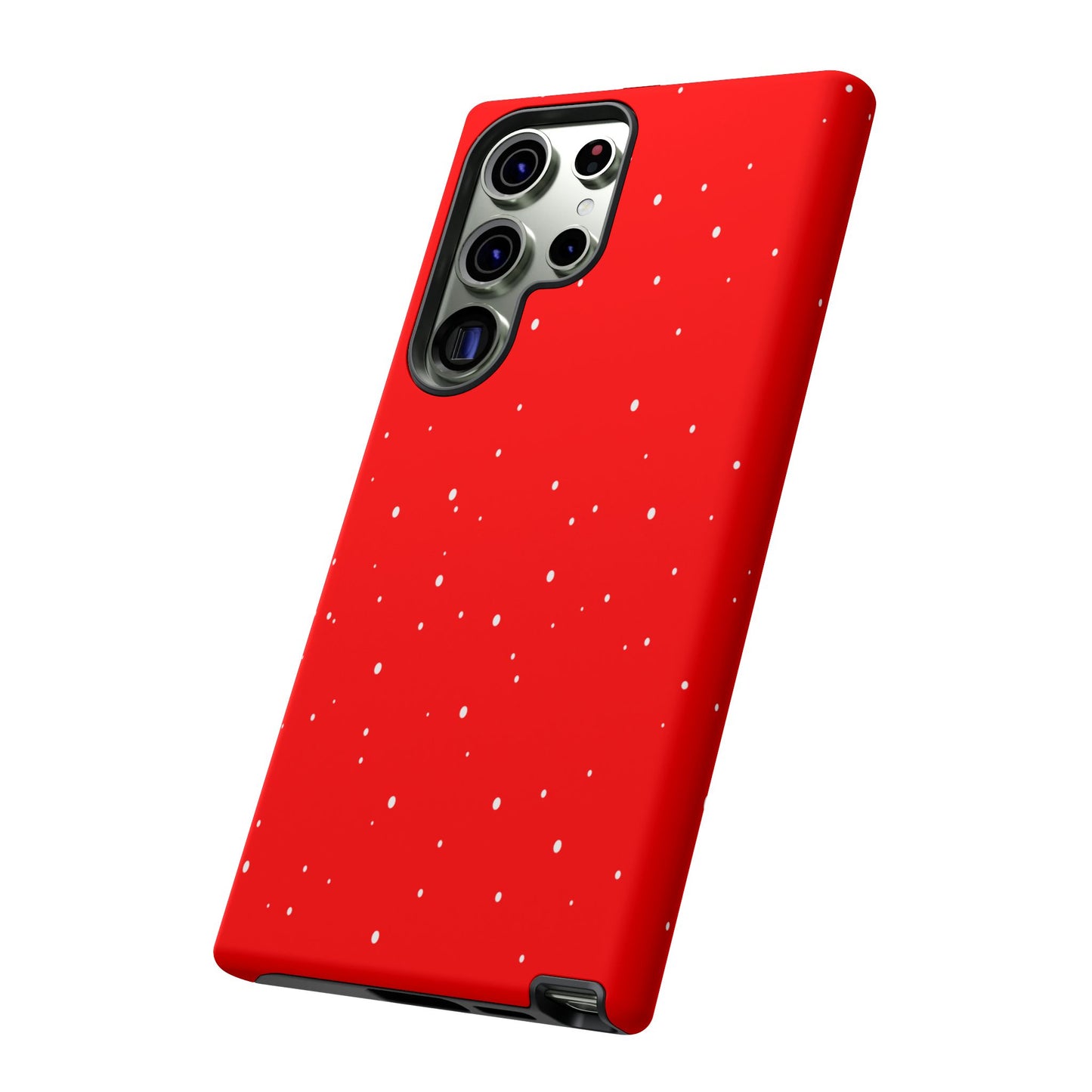 Snowy Red - Tough Cases iPhone Samsung Google Pixel - MahaCase
