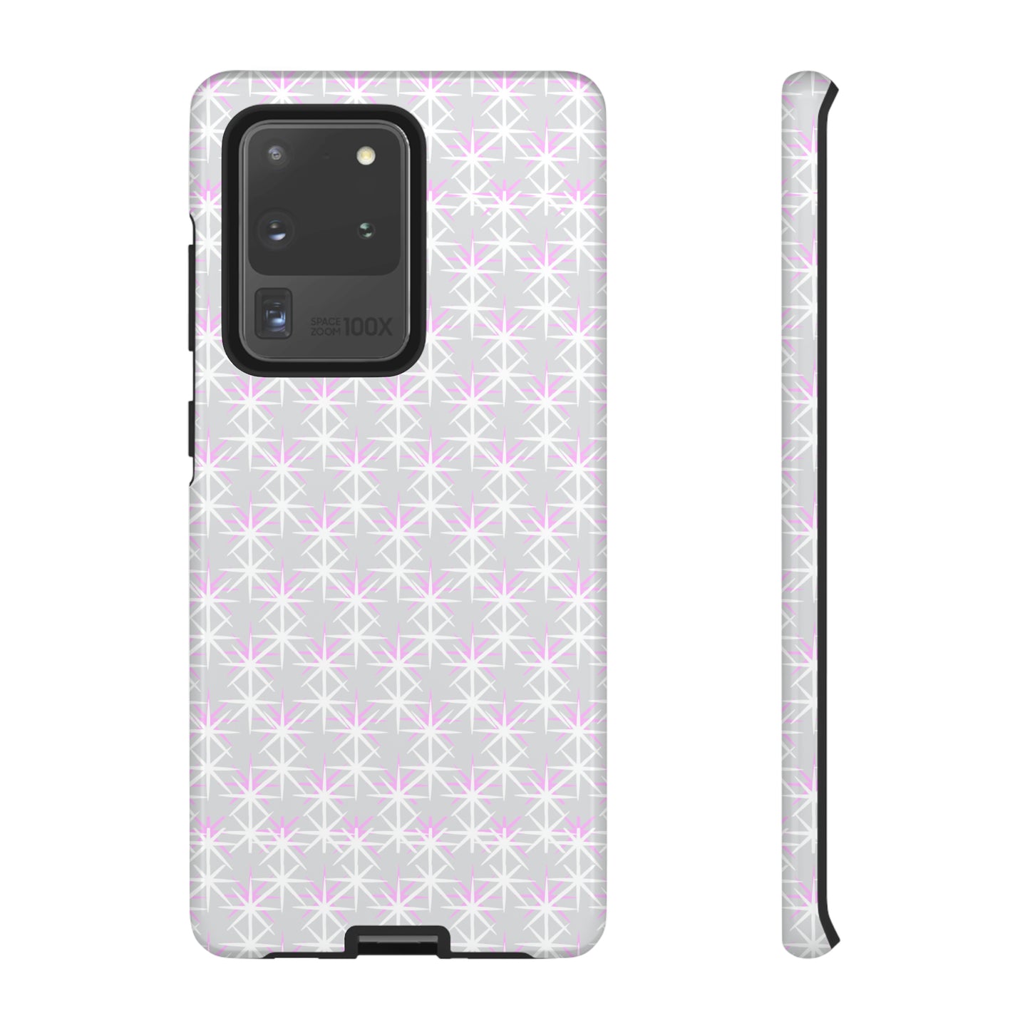 Grey Skies, Pink Stars-Tough Cases - MahaCase