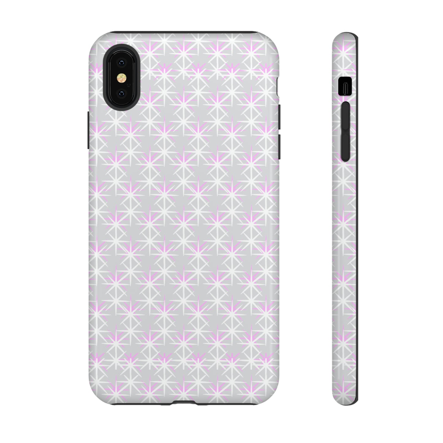 Grey Skies, Pink Stars-Tough Cases - MahaCase