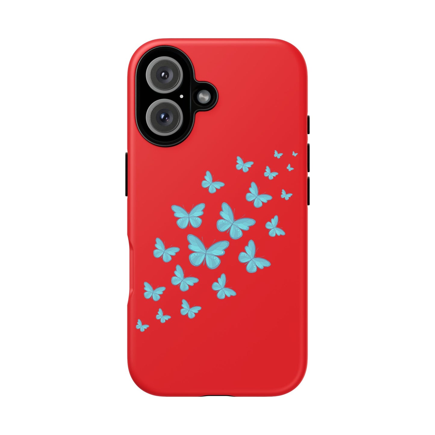 Butterflies in Red - Tough Cases iPhone Samsung Google Pixel - MahaCase