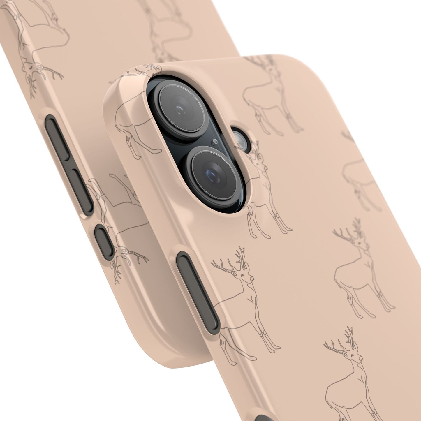 Deer Pattern #03-Slim iPhone Cases - MahaCase