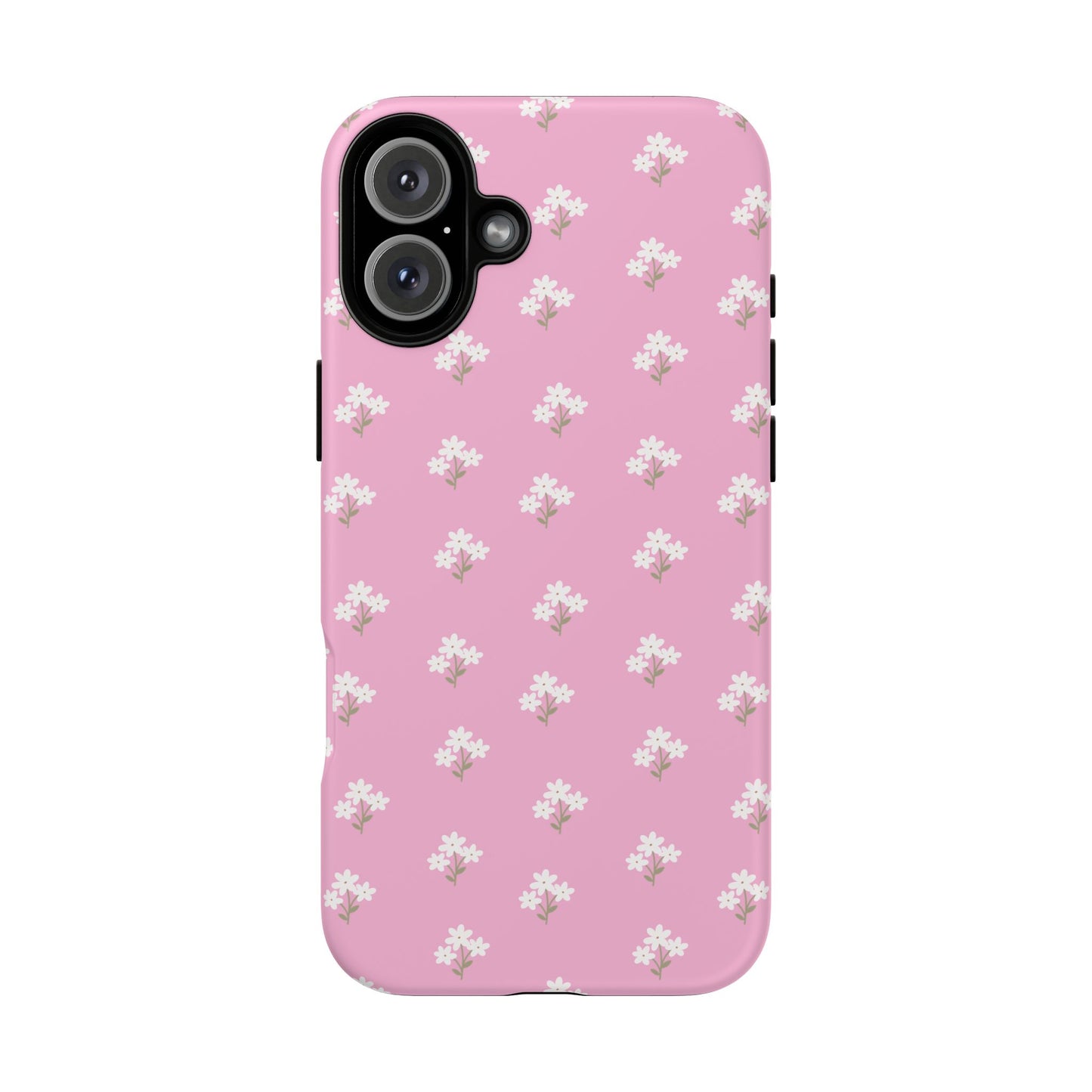 Floral Tough Phone Case - Pink Blossom Design - iPhone Samsung Galaxy Google Pixel - MahaCase