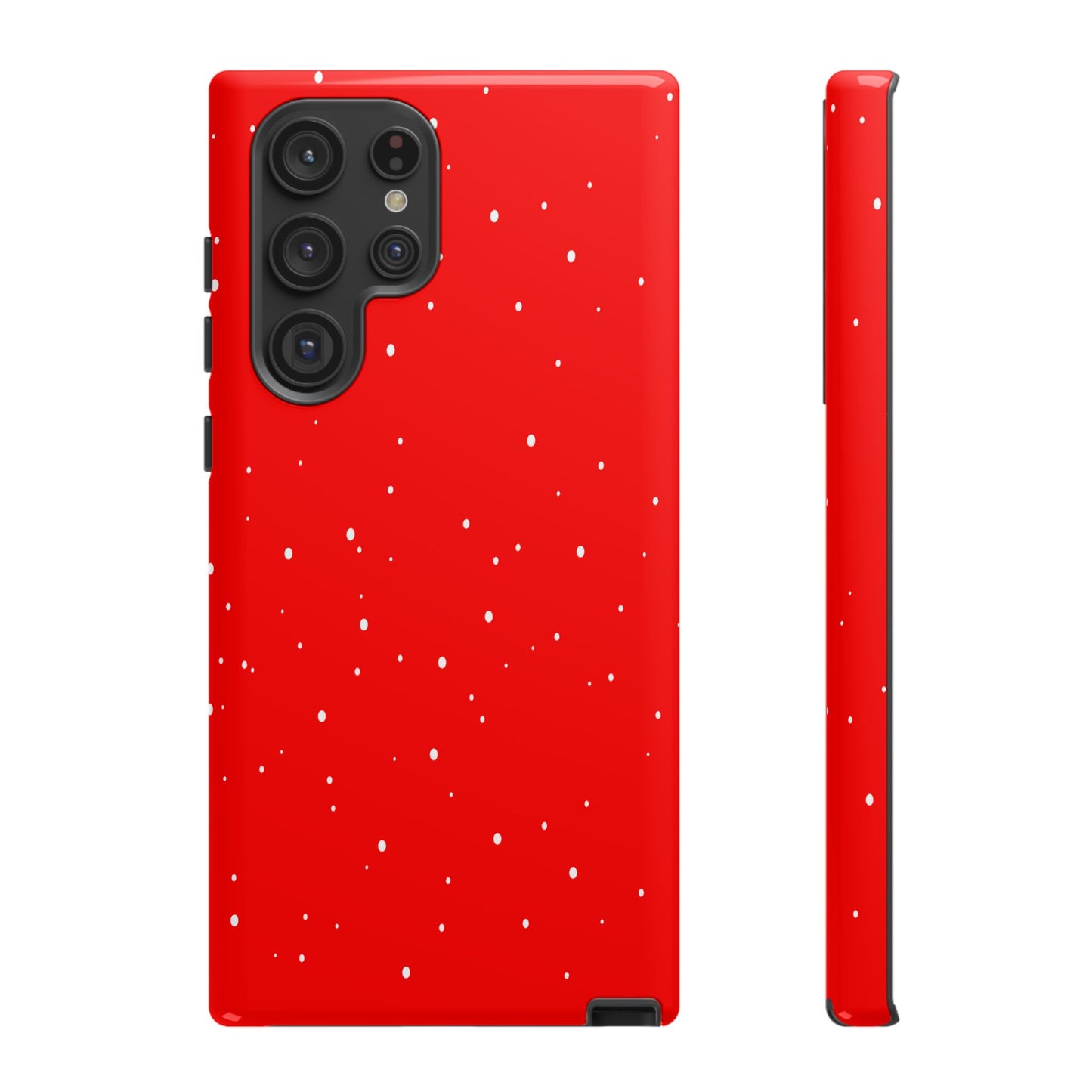 Snowy Red - Tough Cases iPhone Samsung Google Pixel - MahaCase