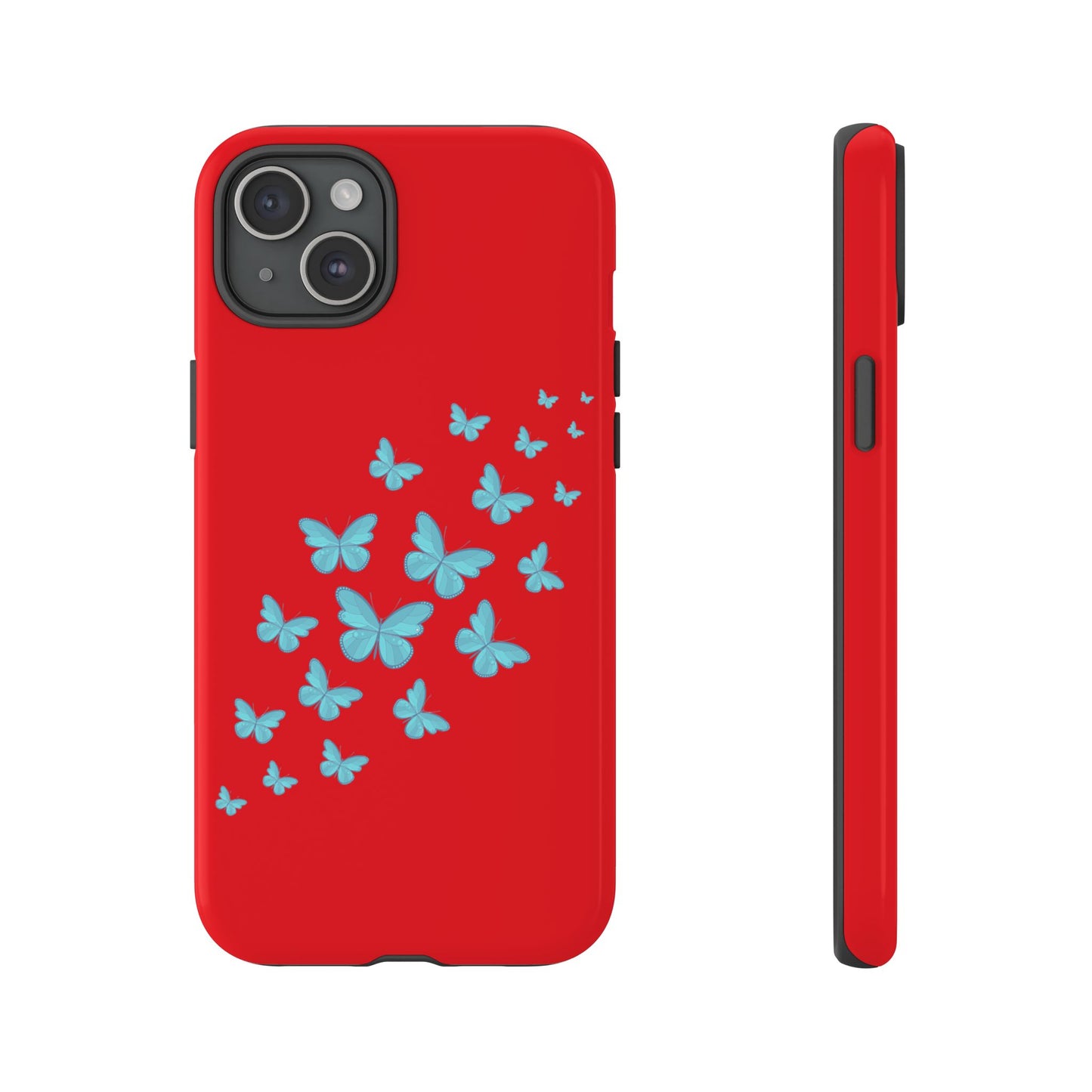 Butterflies in Red - Tough Cases iPhone Samsung Google Pixel - MahaCase