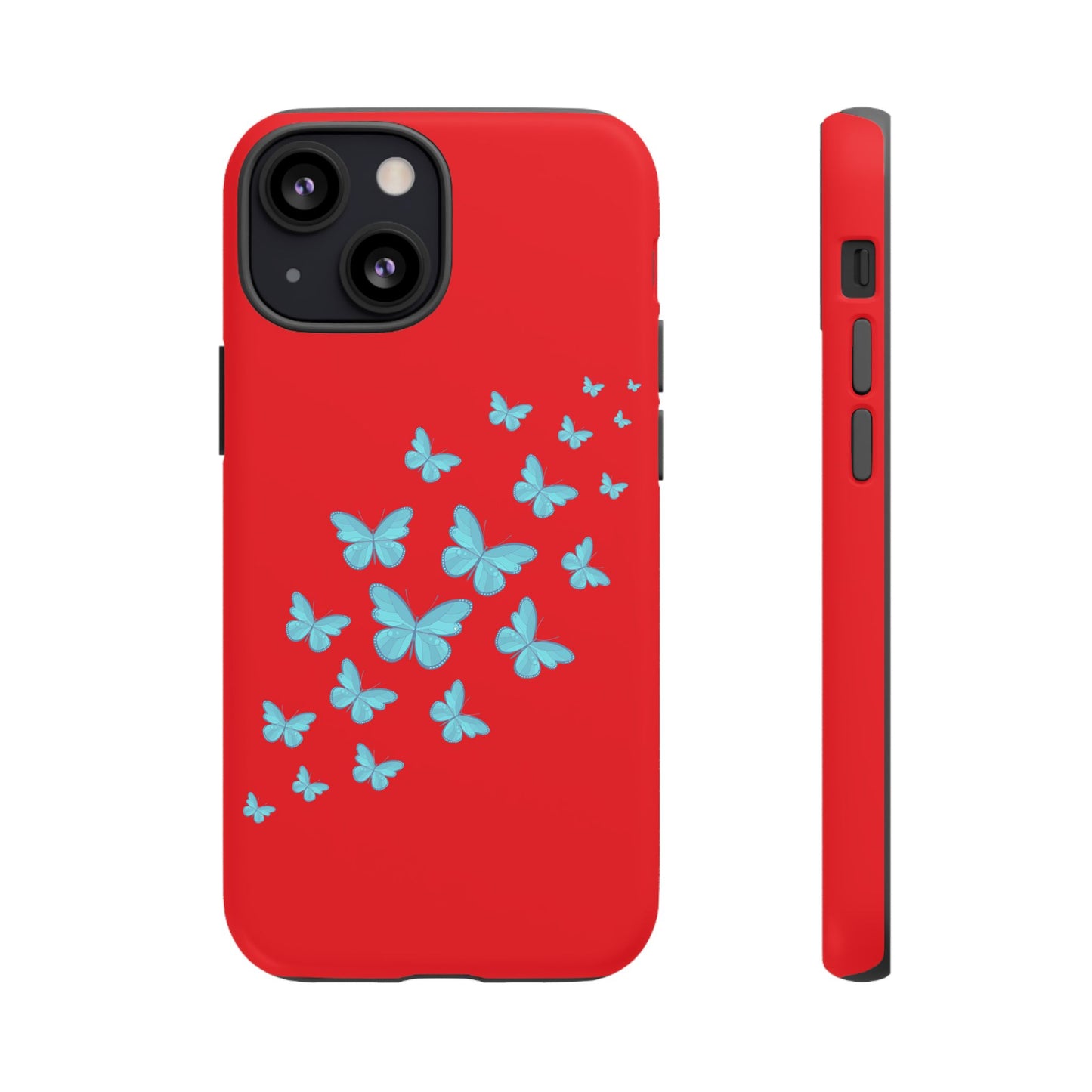 Butterflies in Red - Tough Cases iPhone Samsung Google Pixel - MahaCase