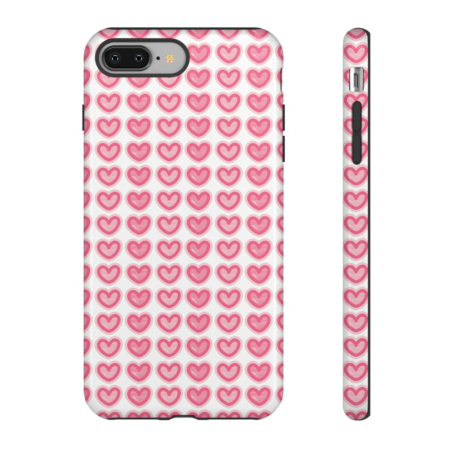 Hearts Pattern - Tough Cases iPhone Samsung Google Pixel - MahaCase